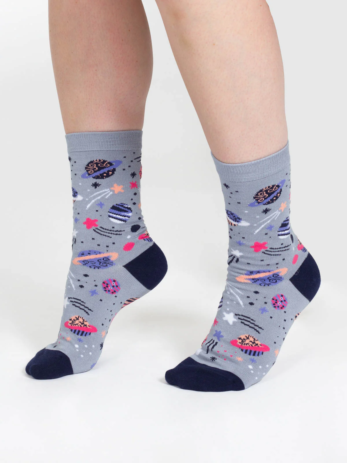 The Milkyway Bamboo Socks - Blue Multi - Flockneti