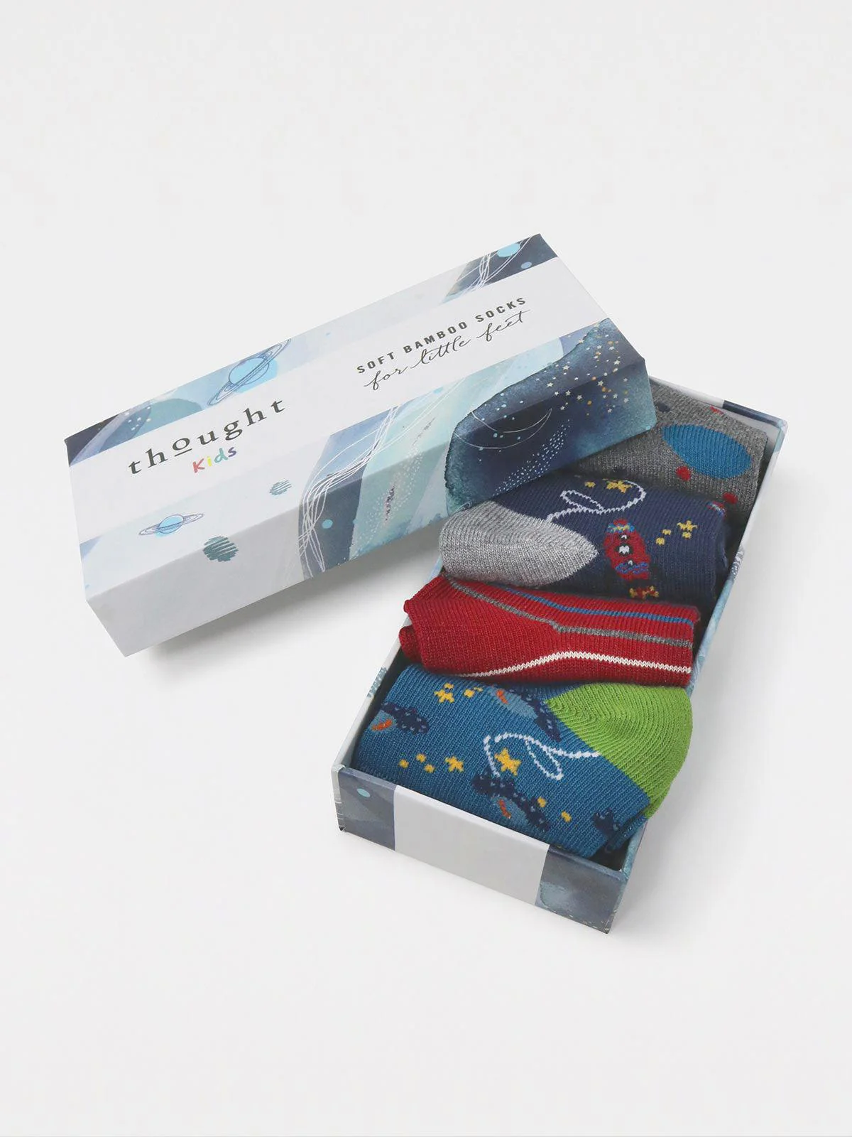 Franky Rocket Baby 4 Socks Gift Box - Multi - Flockneti