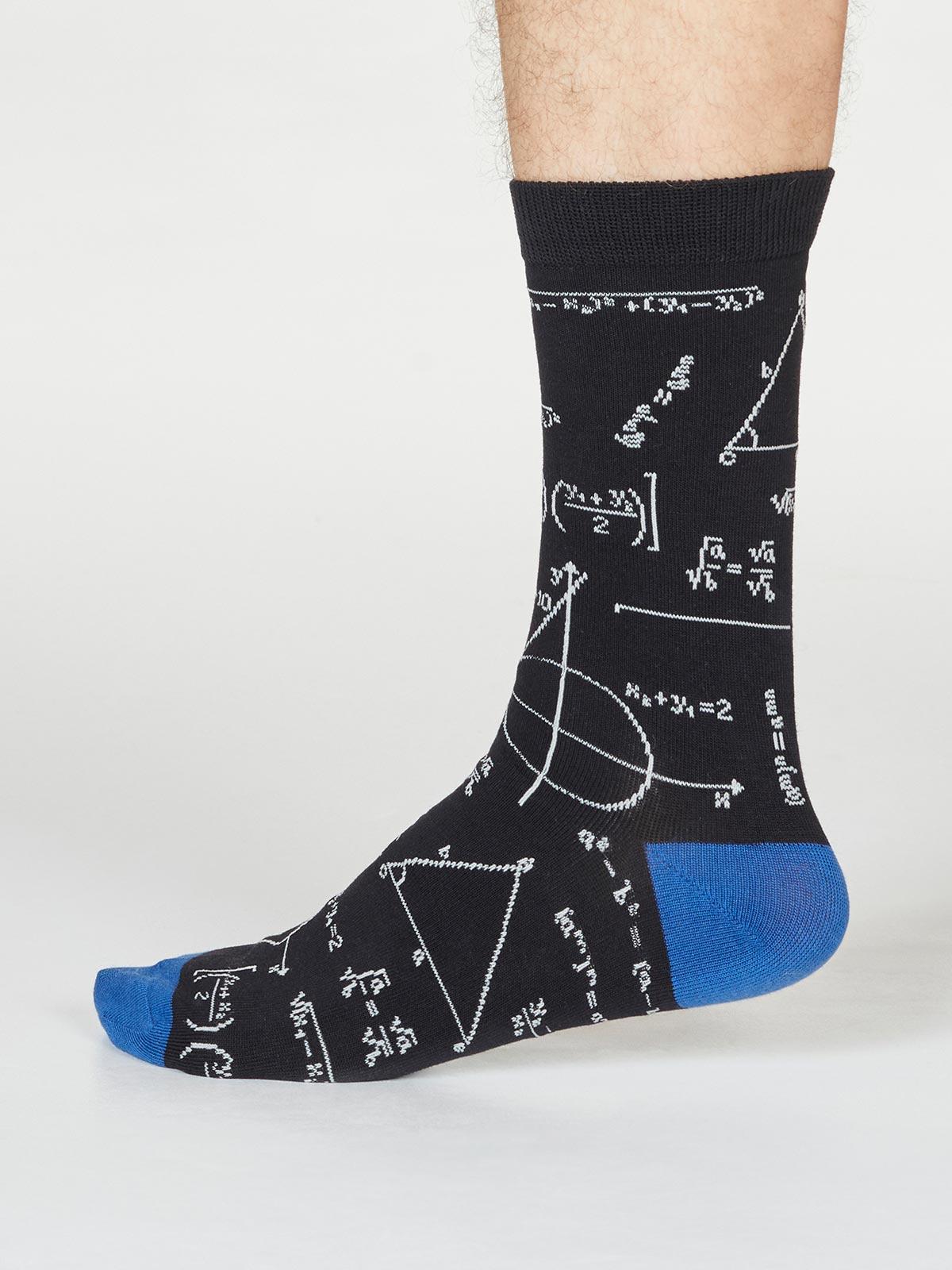 Theron Algebra Socks - Black - Flockneti
