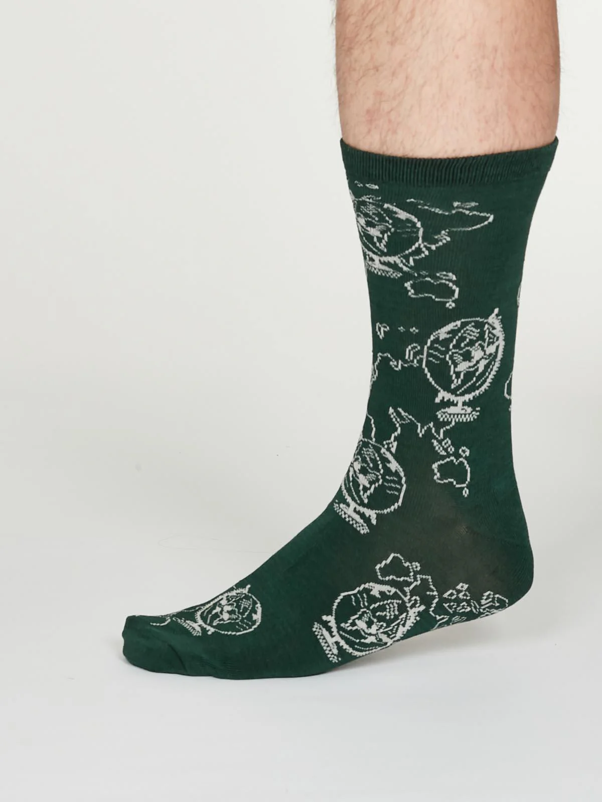 Thaddens Socks - Forest Green - Flockneti