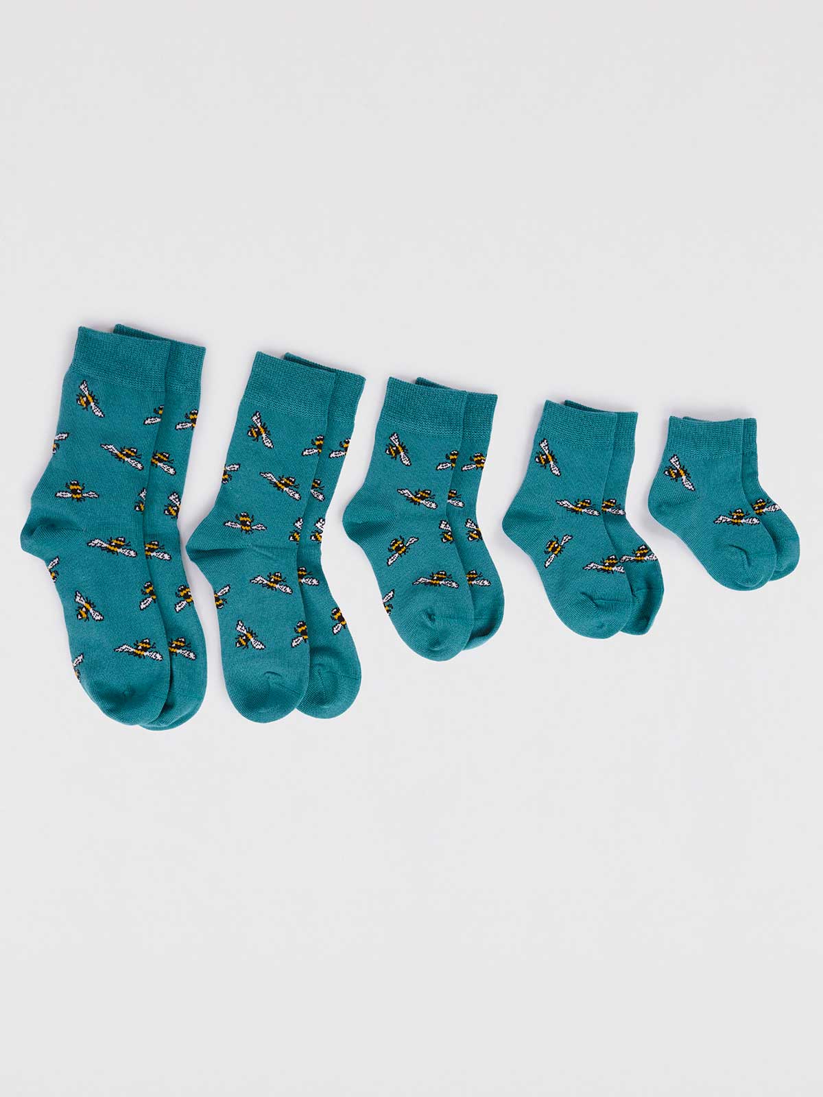 Lou Bee Baby Sock - Peacock Green - Flockneti