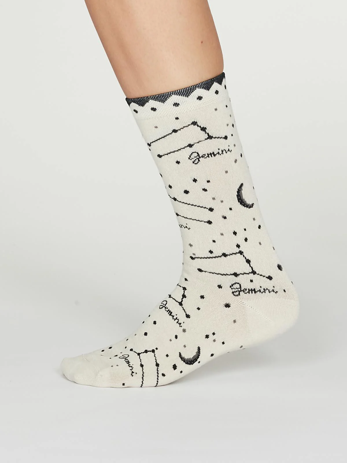 Gemini Zodiac Bamboo Organic Cotton Horoscope Star Sign Socks - Flockneti