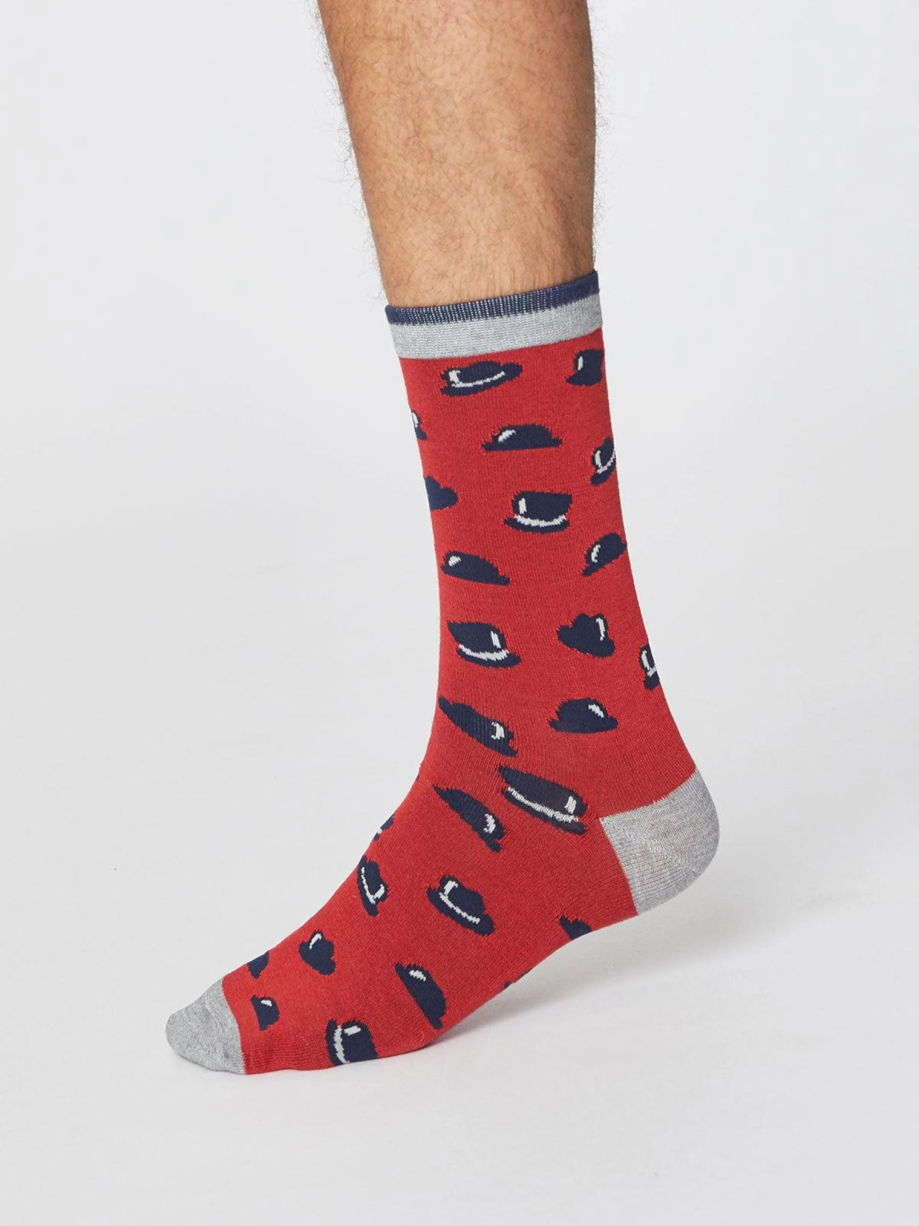 Gentlemen Socks - Hibiscus Red - Flockneti