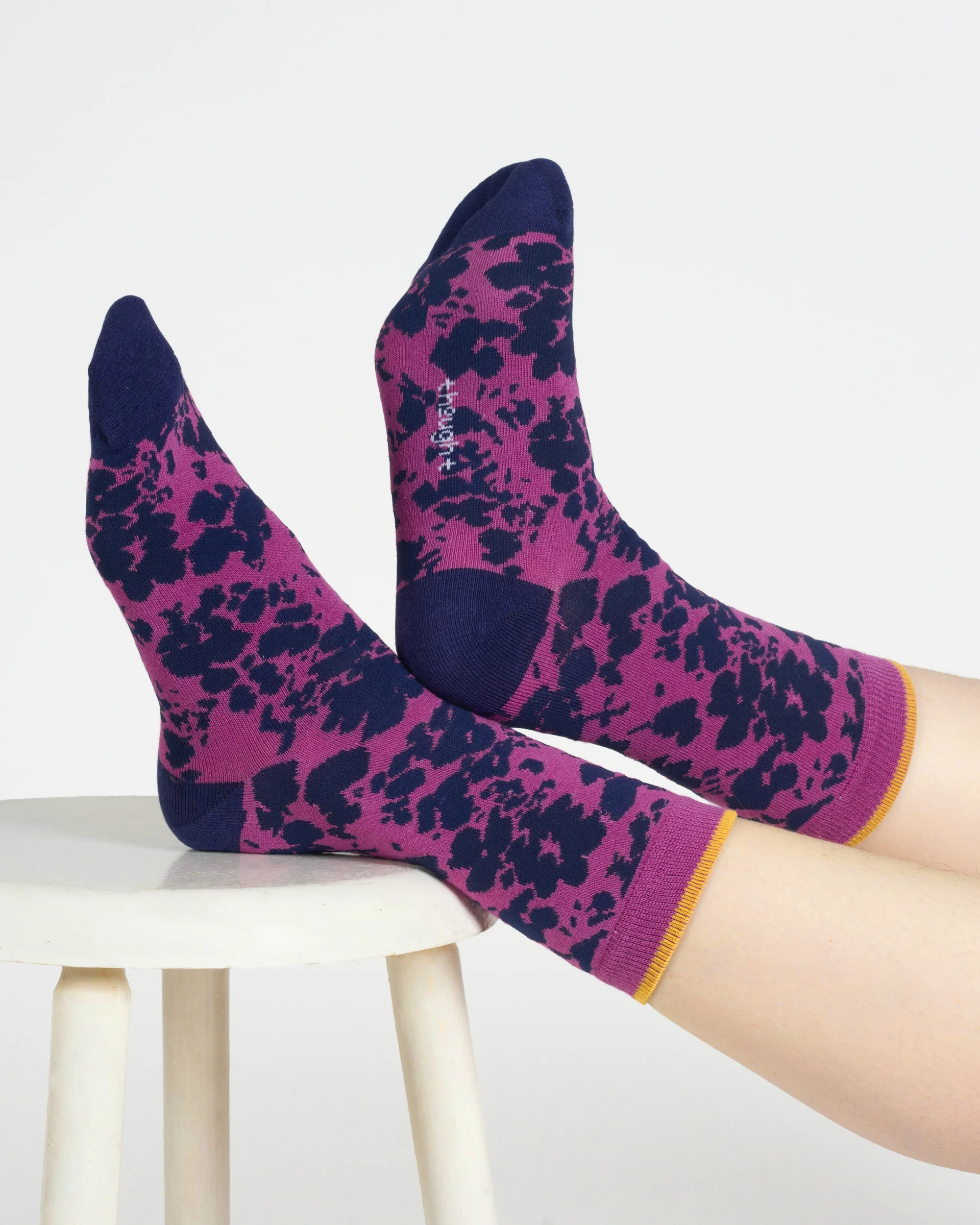 Floral Bamboo Gift Box of 4 Socks - Multi - Flockneti