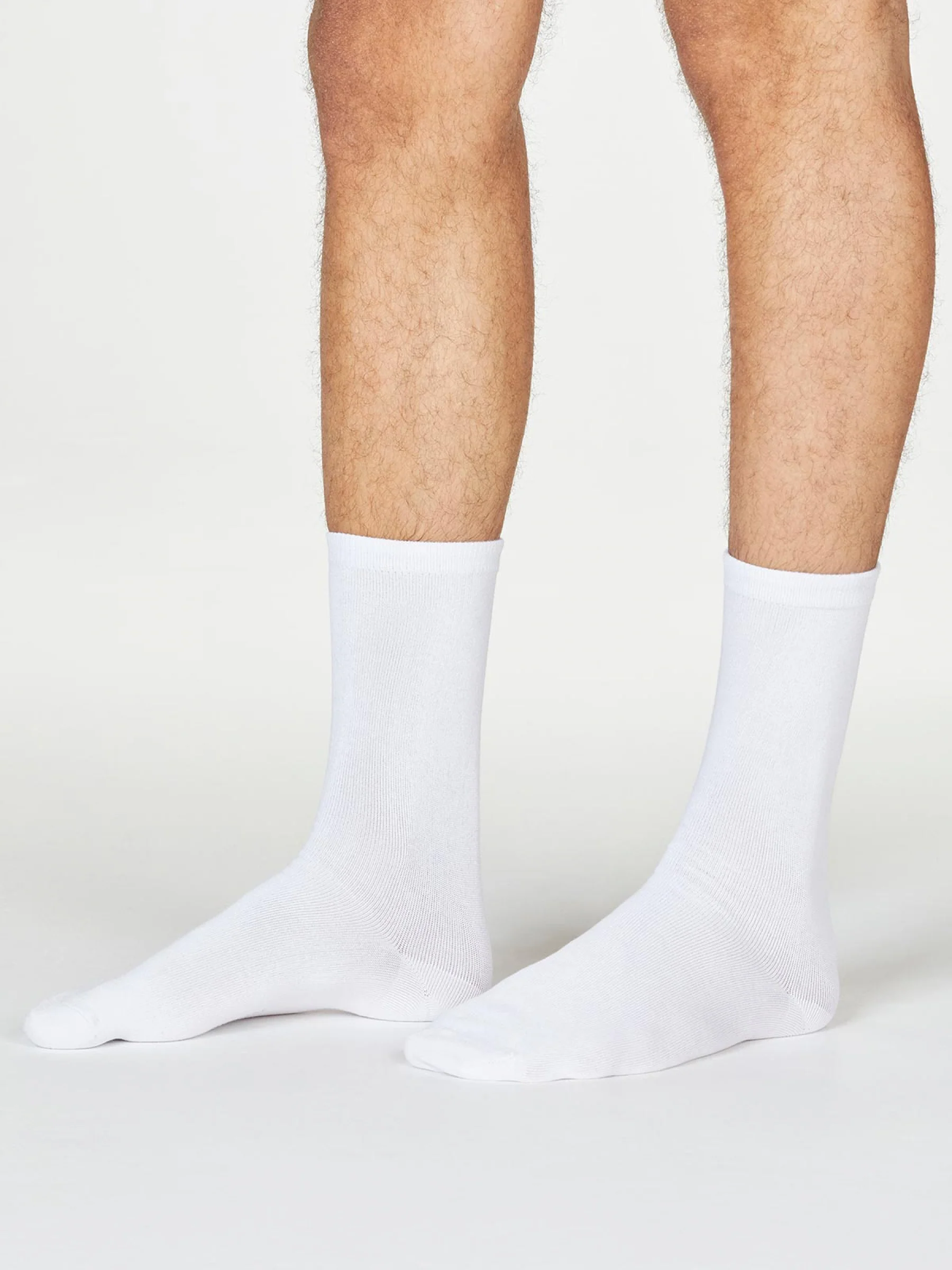 Jimmy Bamboo Organic Cotton Blend Plain Socks - Flockneti