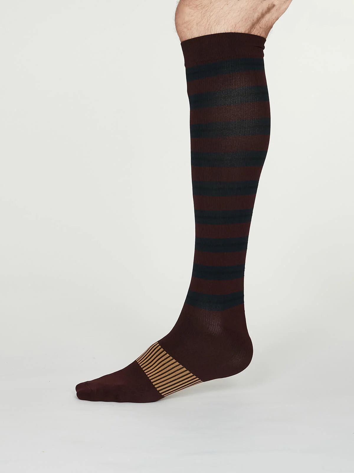 Thomas Compression Socks - Burgundy - Flockneti