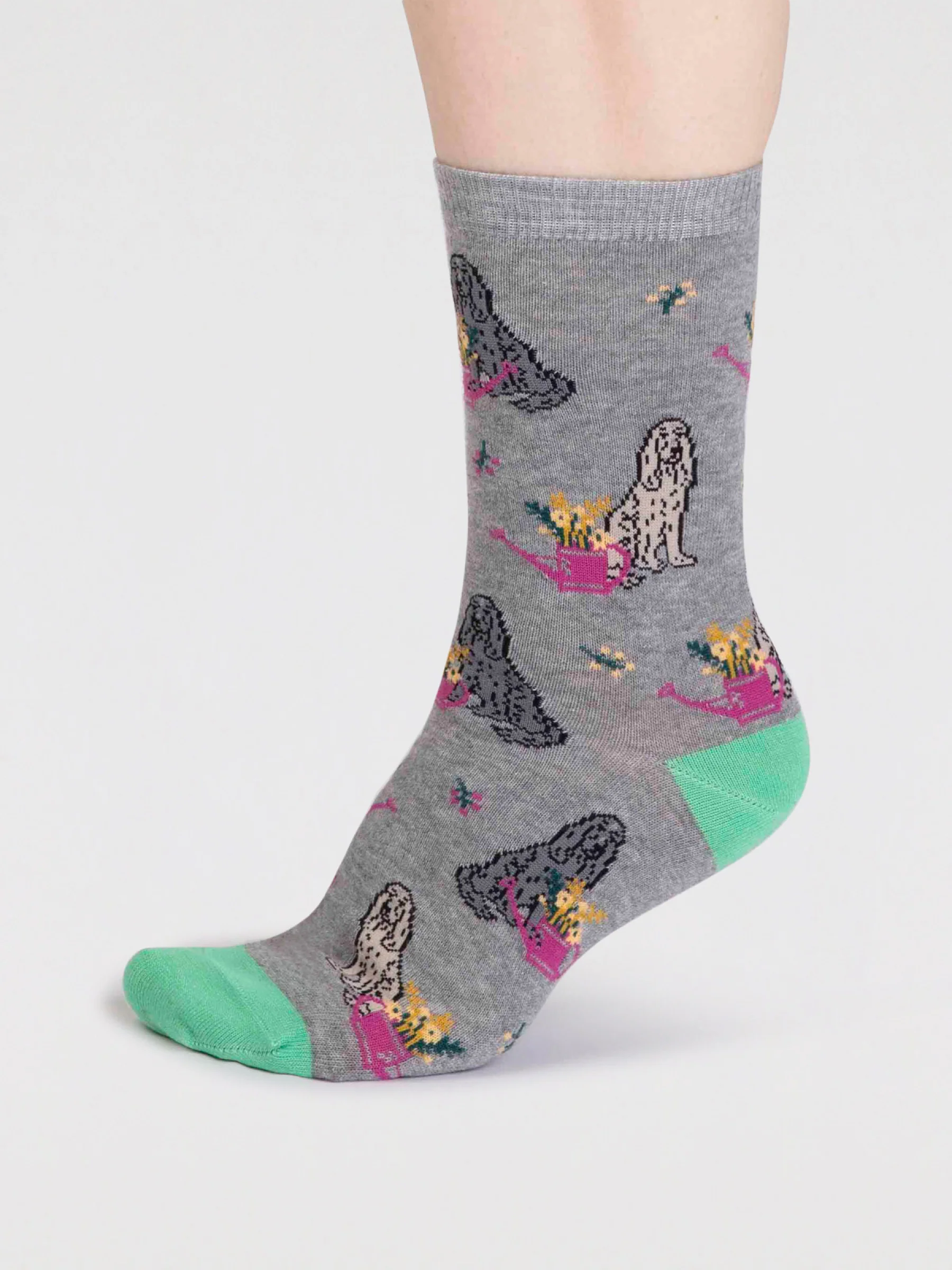 Hazel Organic Cotton Dog Pack Of Socks - Multi - Flockneti