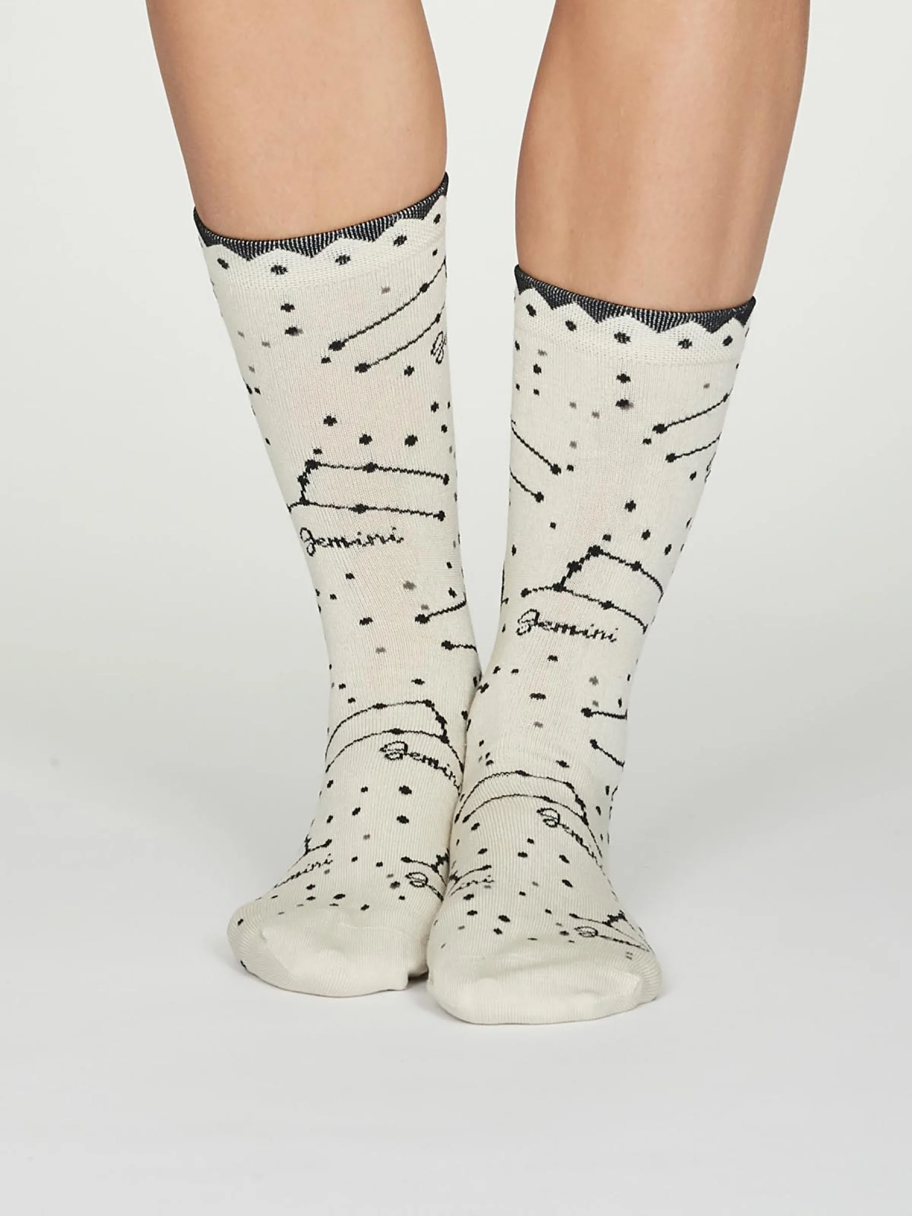 Gemini Zodiac Bamboo Organic Cotton Horoscope Star Sign Socks - Flockneti