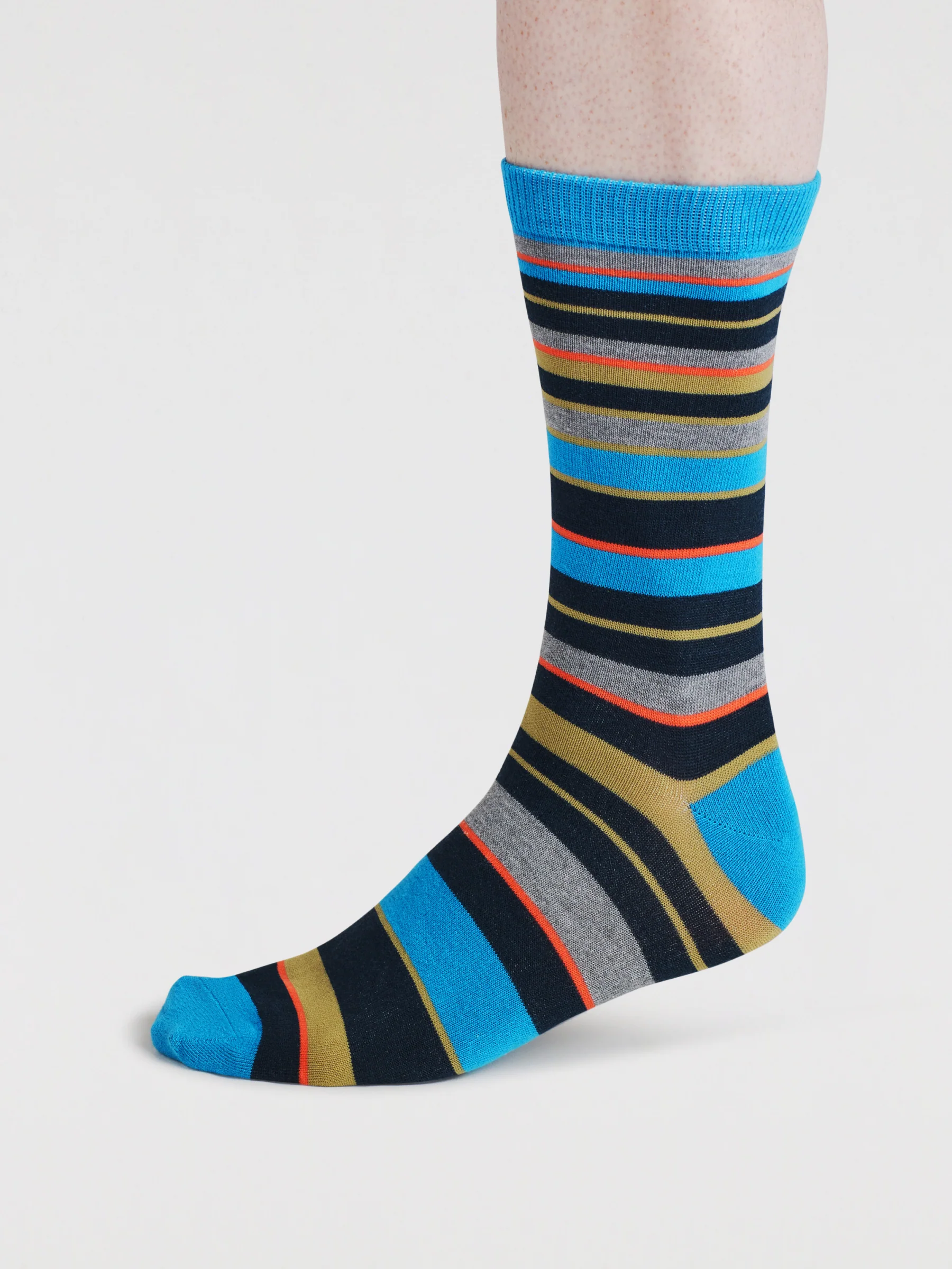 Mens Collins Beer Bamboo 4 Sock Gift Box - Multi - Flockneti