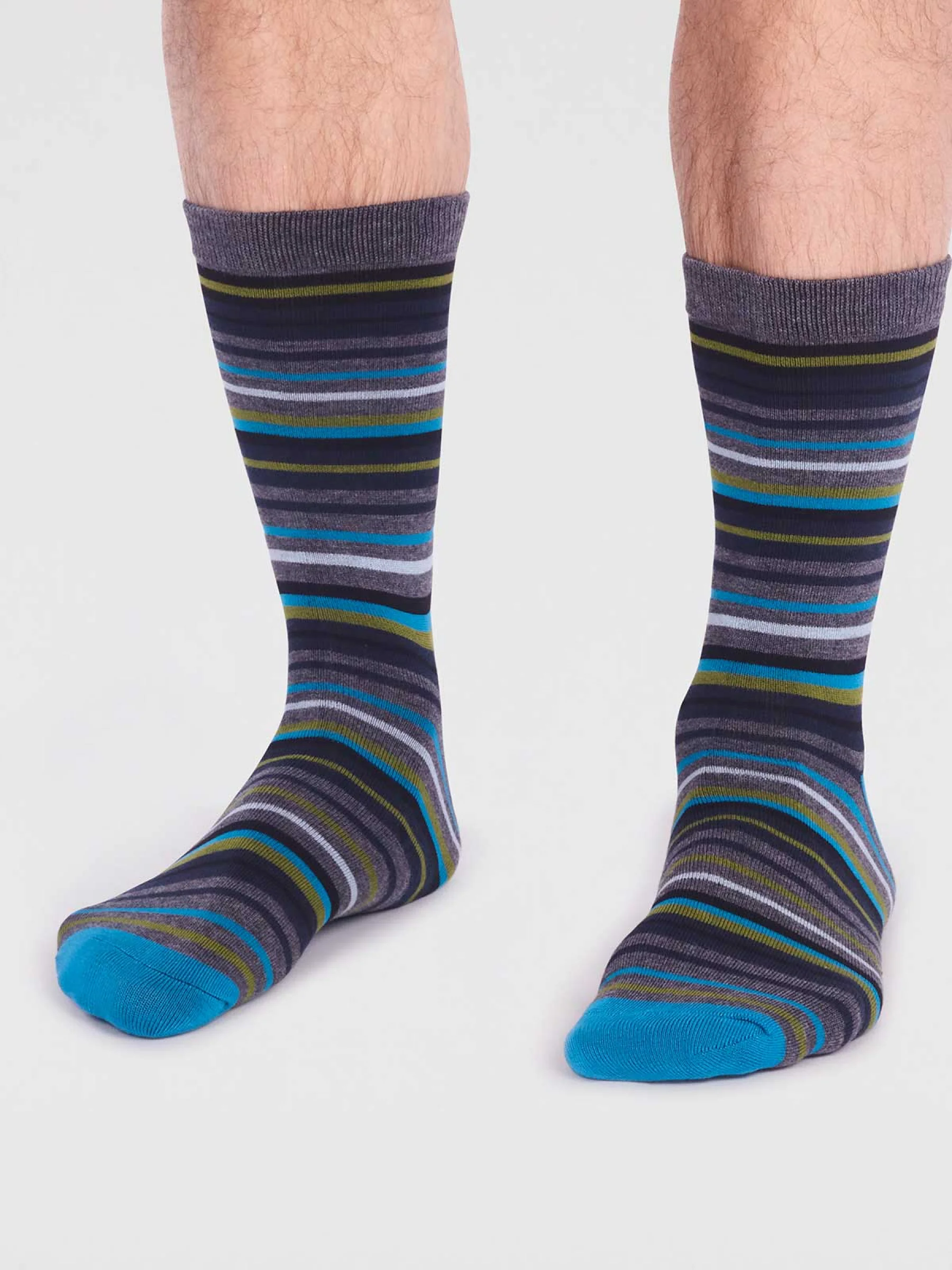 Idris Bamboo Bike Socks In A Bag - Multi - Flockneti