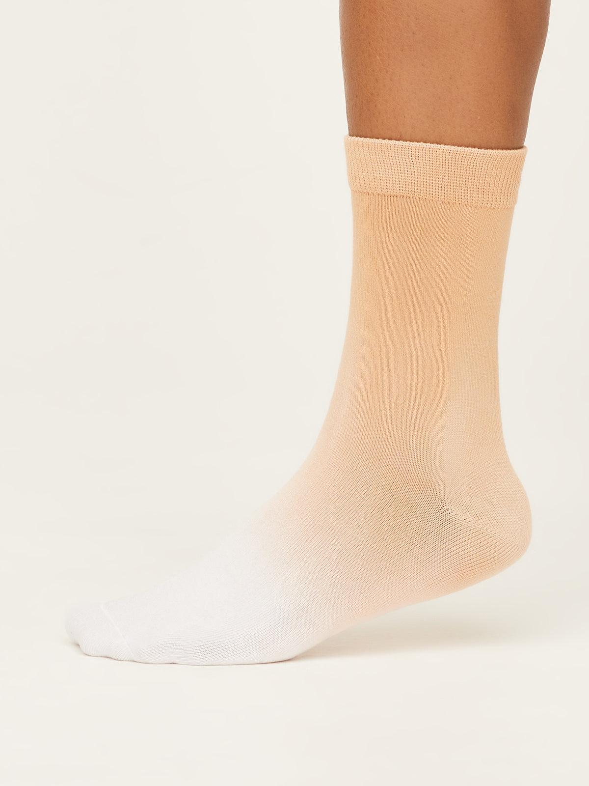 Dip Dye Socks - Mango Yellow - Flockneti