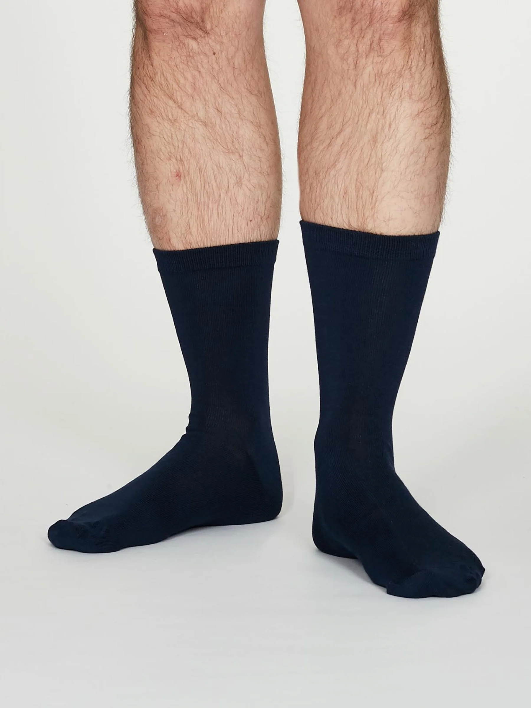 Jimmy Bamboo Organic Cotton Blend Plain Socks - Flockneti