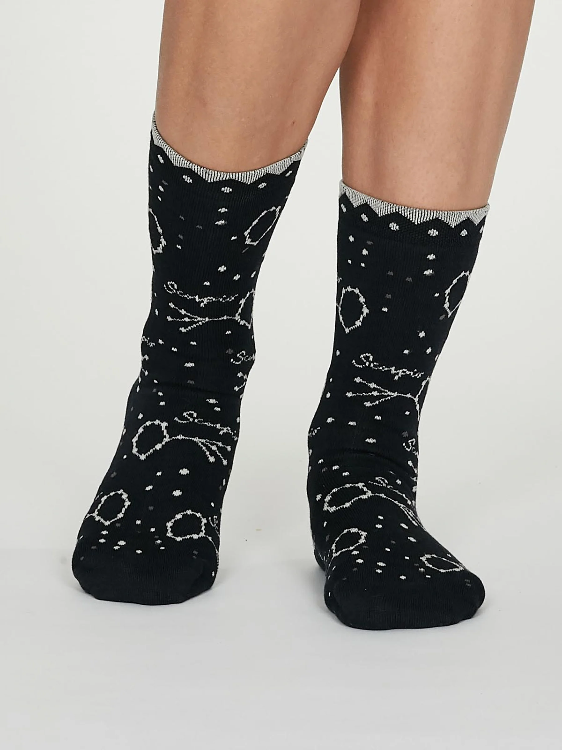 Scorpio Zodiac Bamboo Organic Cotton Horoscope Star Sign Socks - Flockneti