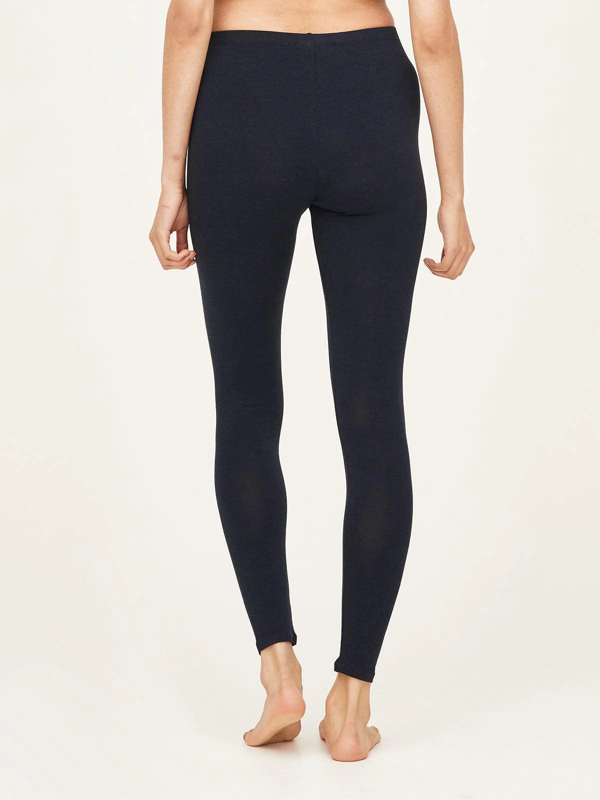 Essential Organic Cotton Leggings - Navy - Flockneti