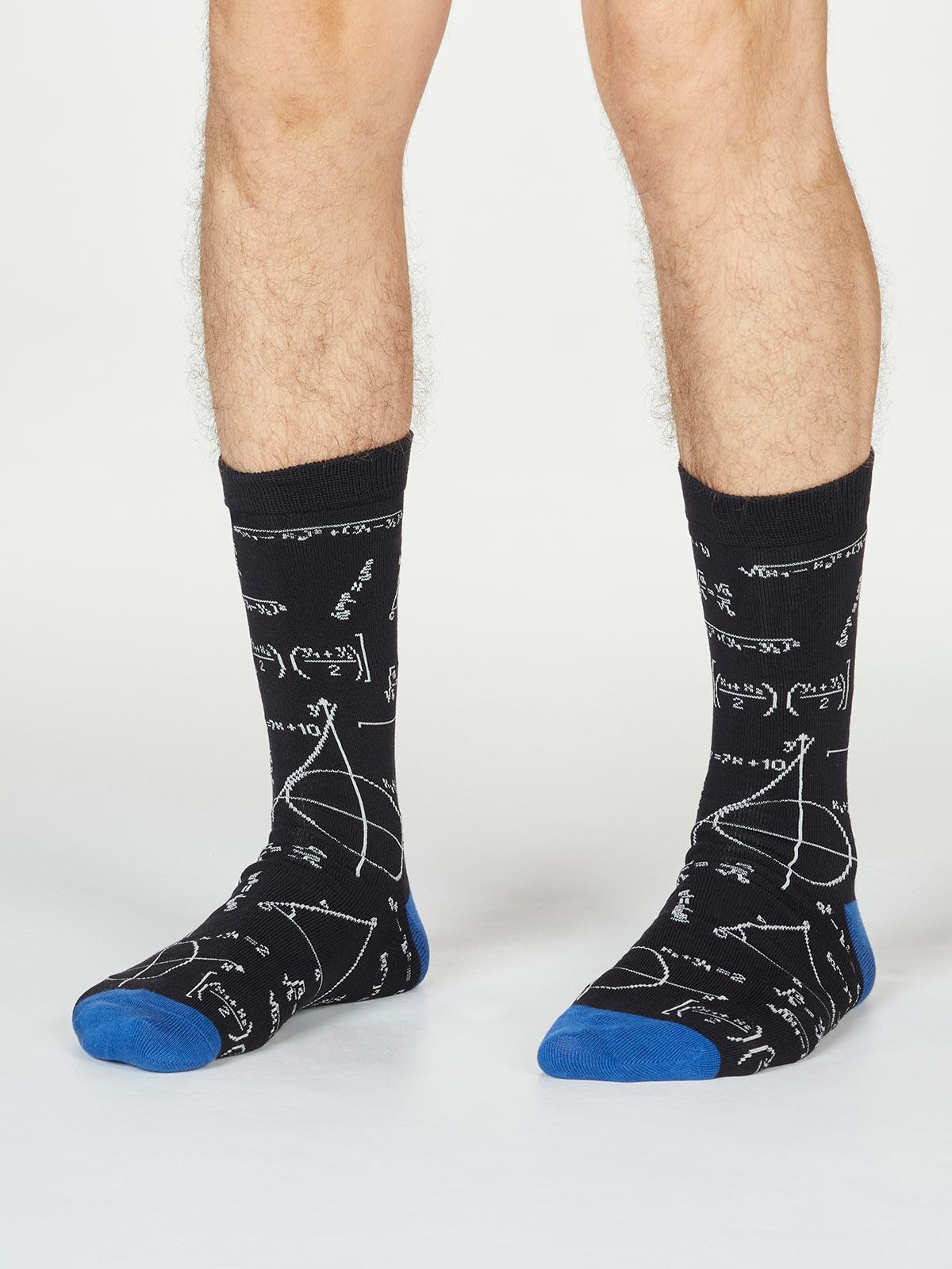 Theron Algebra Socks - Black - Flockneti