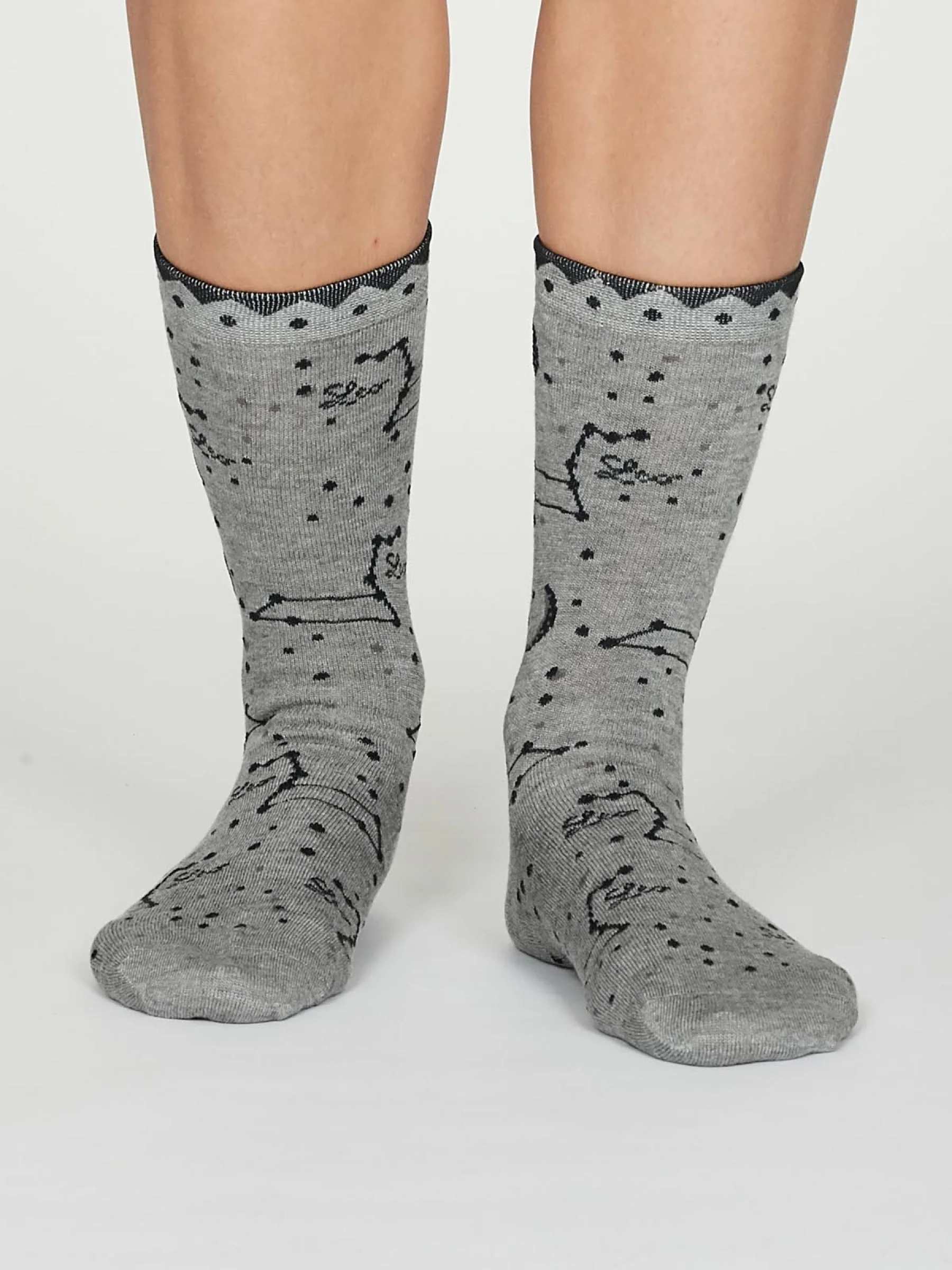 Leo Zodiac Bamboo Organic Cotton Horoscope Star Sign Socks - Flockneti