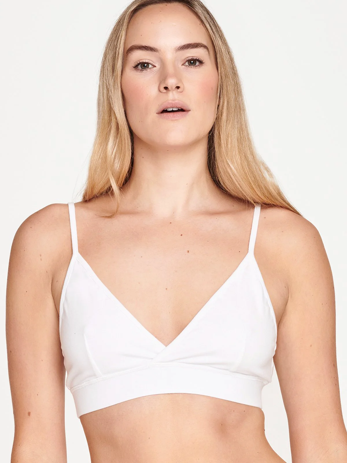 Organic Cotton Jersey Triangle Bralette - Flockneti
