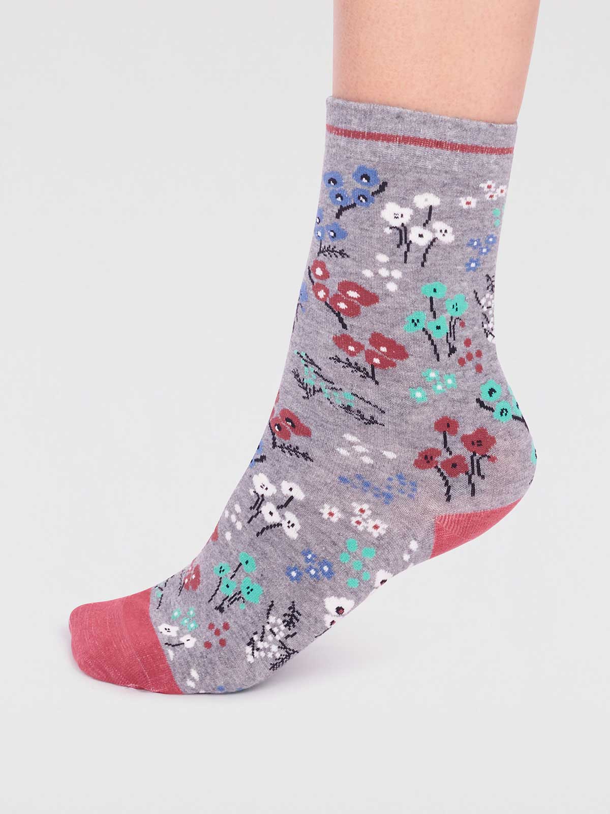 Fiona Organic Cotton Afternoon Tea Sock Box - Multi - Flockneti