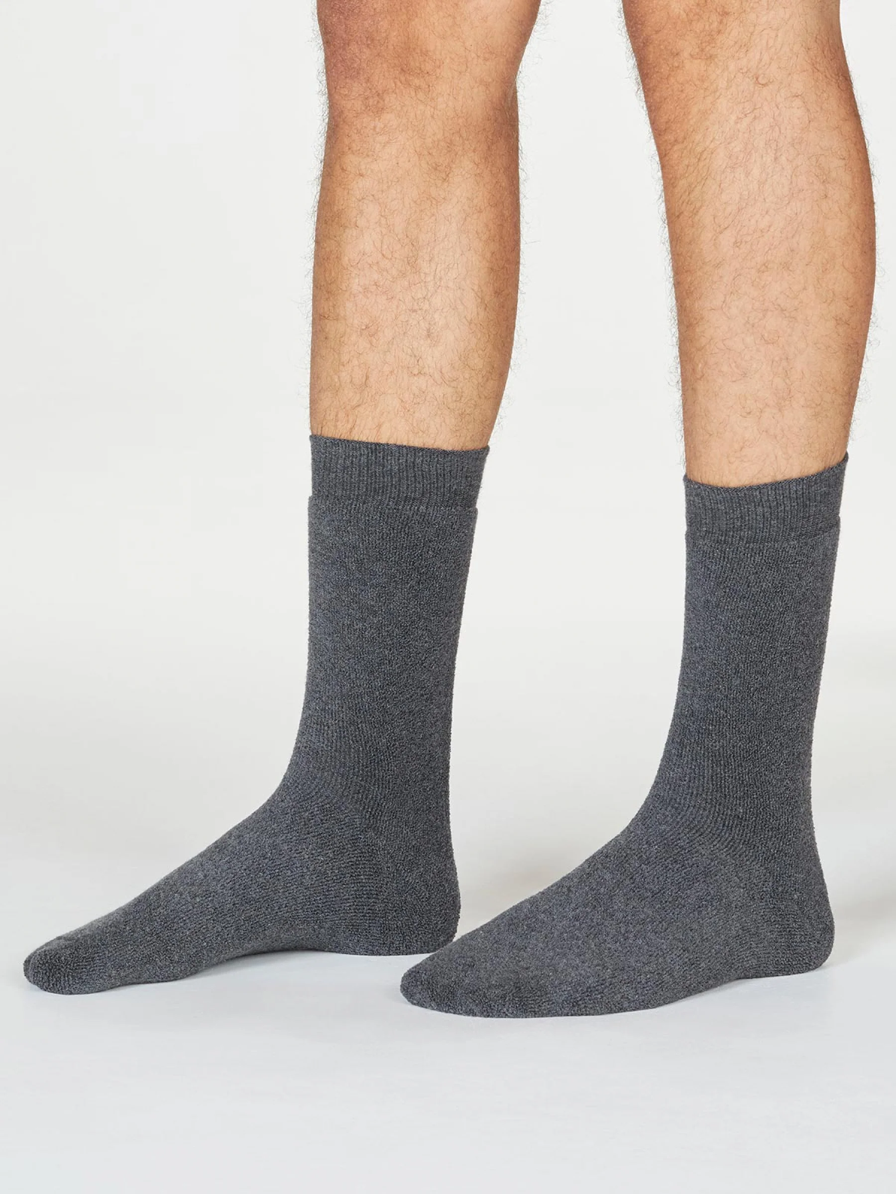 Walker Socks - Dark Grey Marle - Flockneti