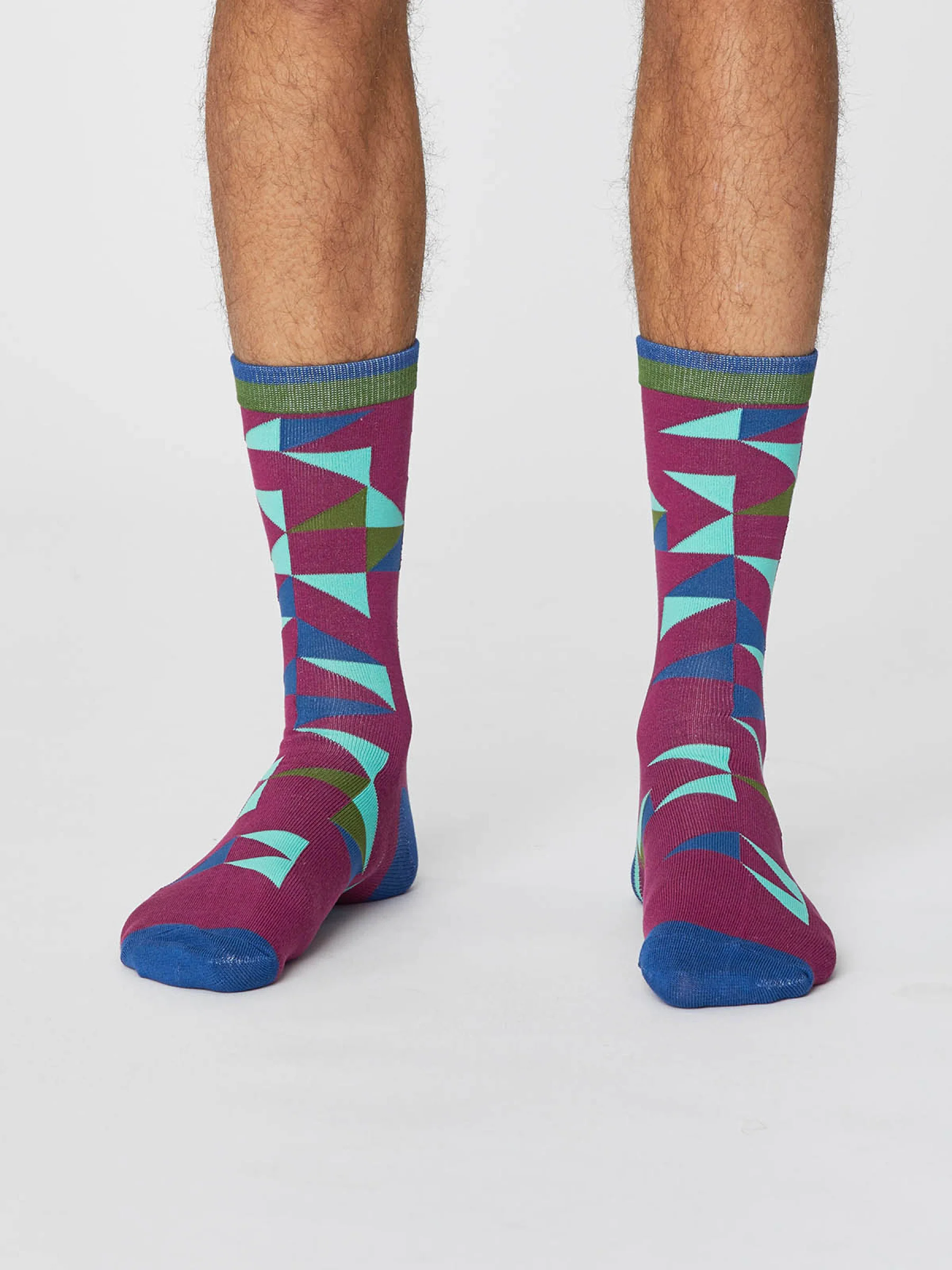 Triangle Socks - Beetroot - Flockneti