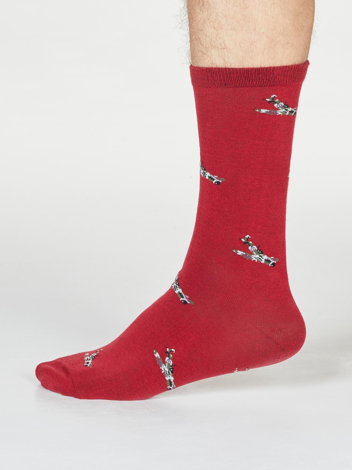 Judron Spitfire Socks - Pillarbox Red - Flockneti