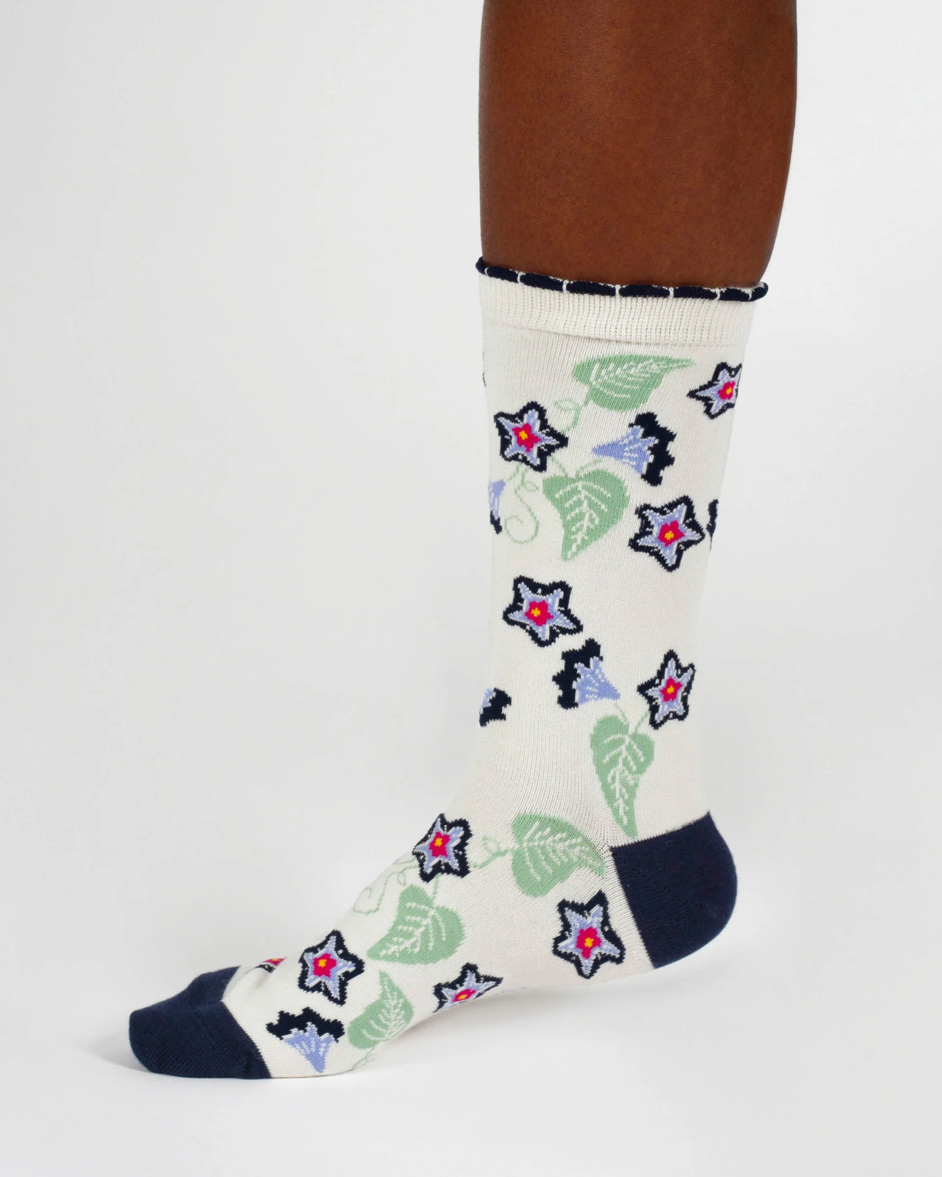 Womens Birth Flower Sock - Morning Glory - Flockneti