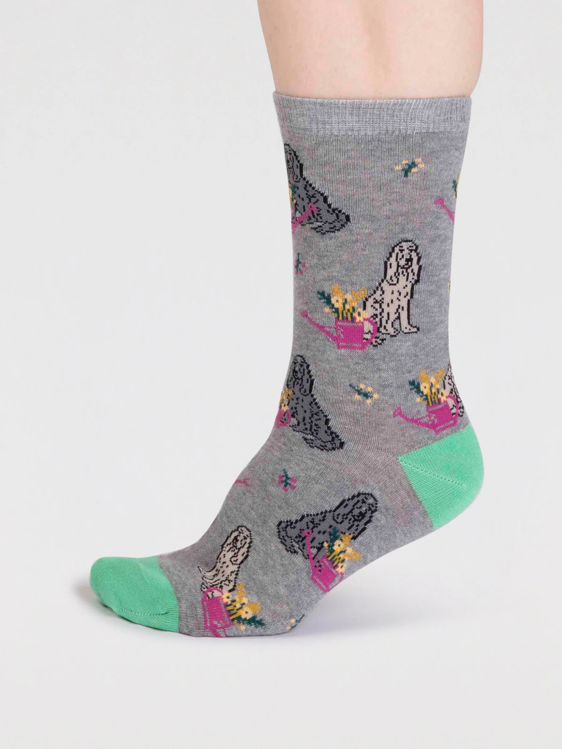 Hazel Organic Cotton Dog Pack Of Socks - Multi - Flockneti