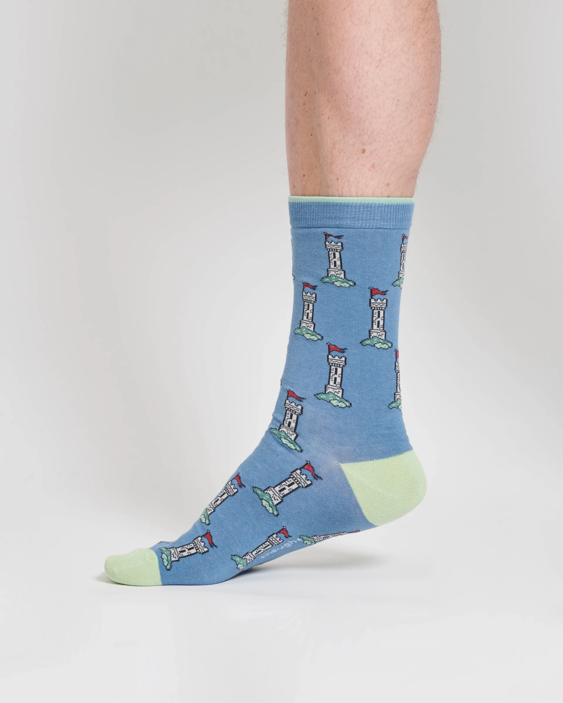 The Explorer Bamboo Gift Box of 4 Socks - Blue/Navy/Burgundy/Grey - Flockneti