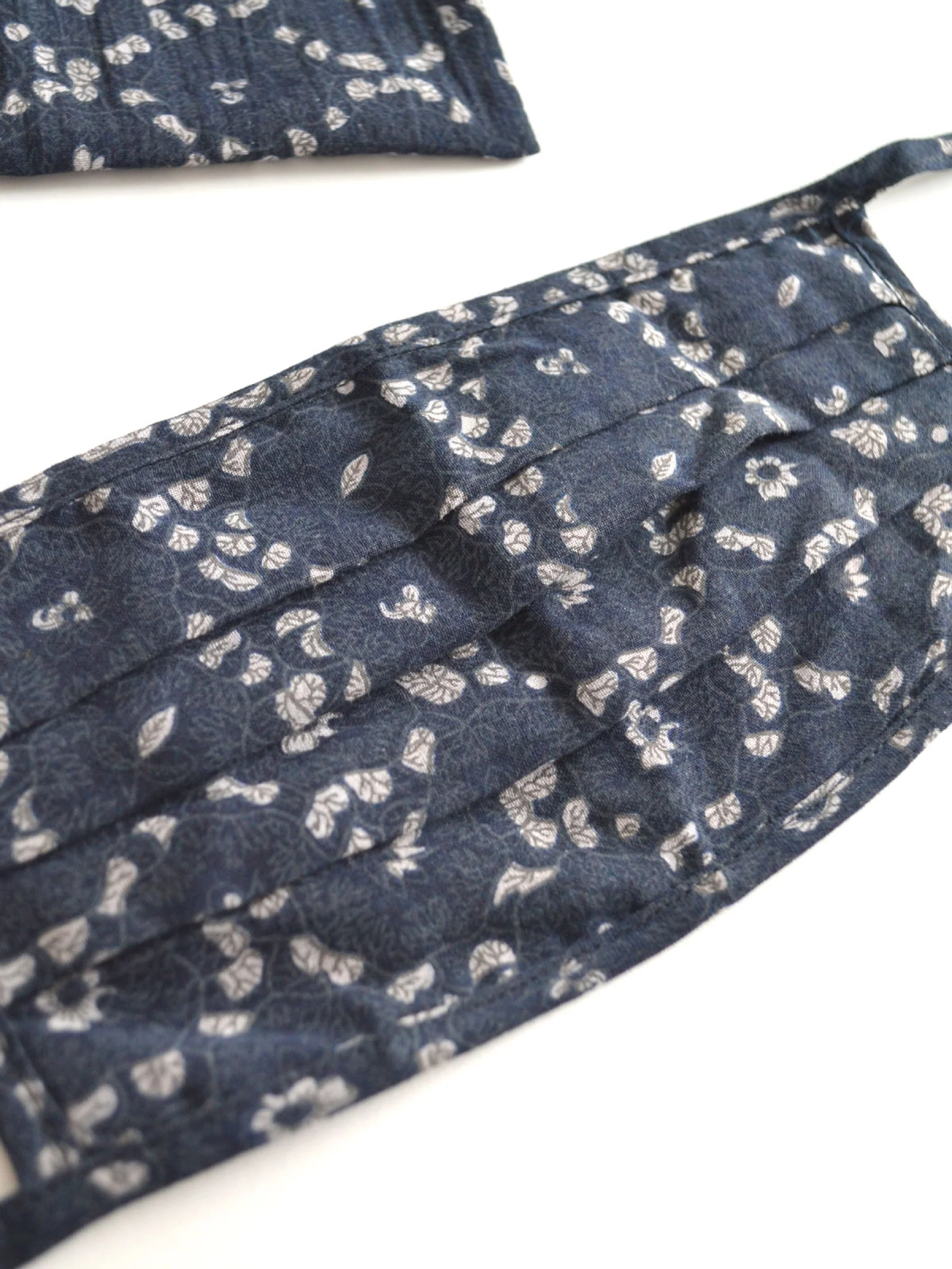 Organic Cotton Non-Medical Face Mask  - Ebonney Navy - Flockneti