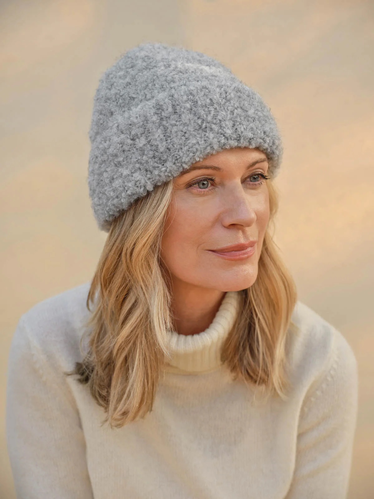 Boucle Hat - Grey Marl - Flockneti