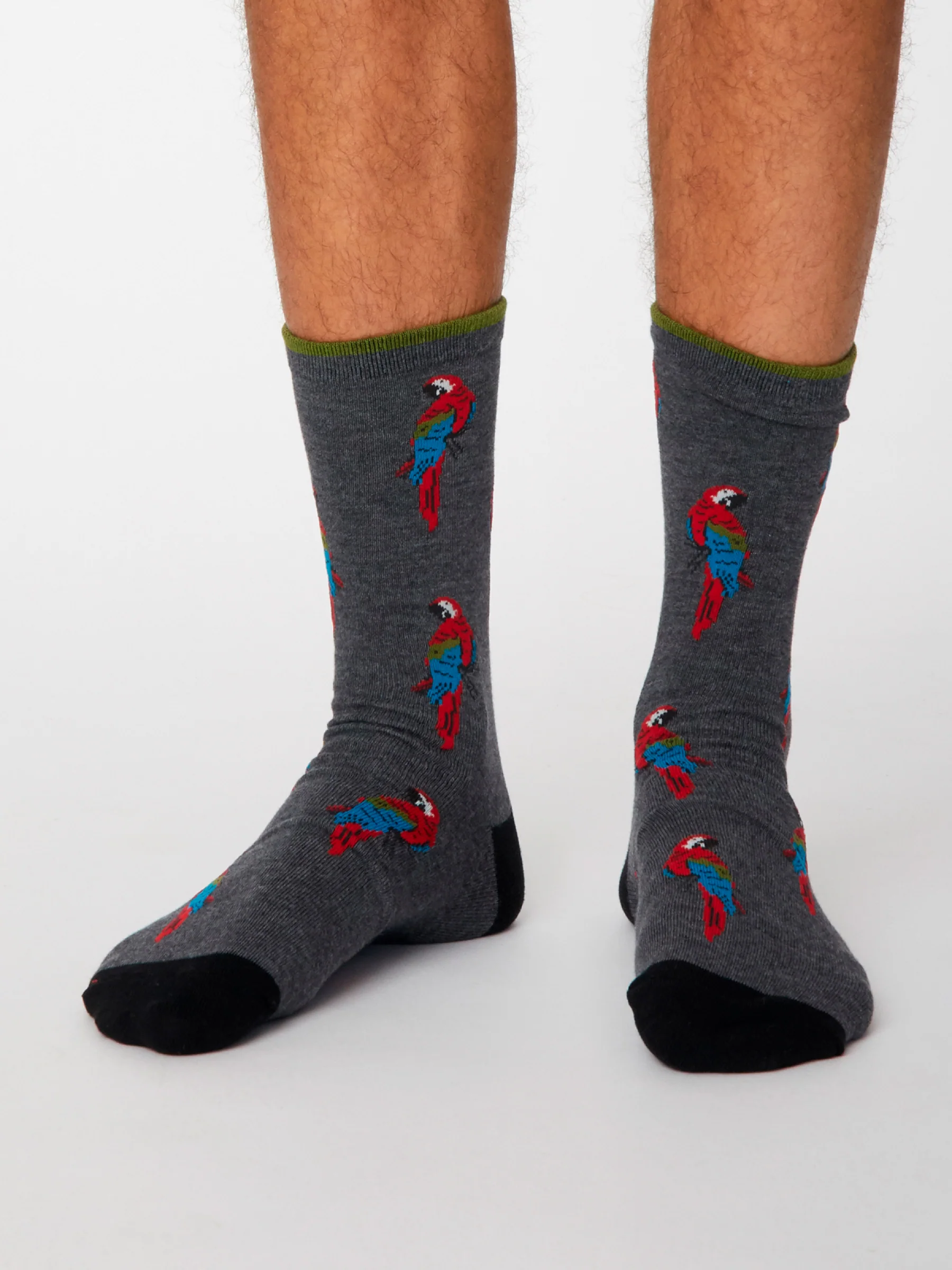 Pappagallo Socks - Dark Grey Marle - Flockneti