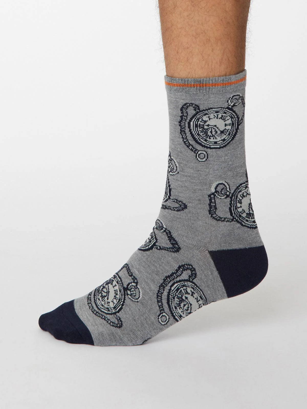 Momento Socks - Mid Grey Marle - Flockneti
