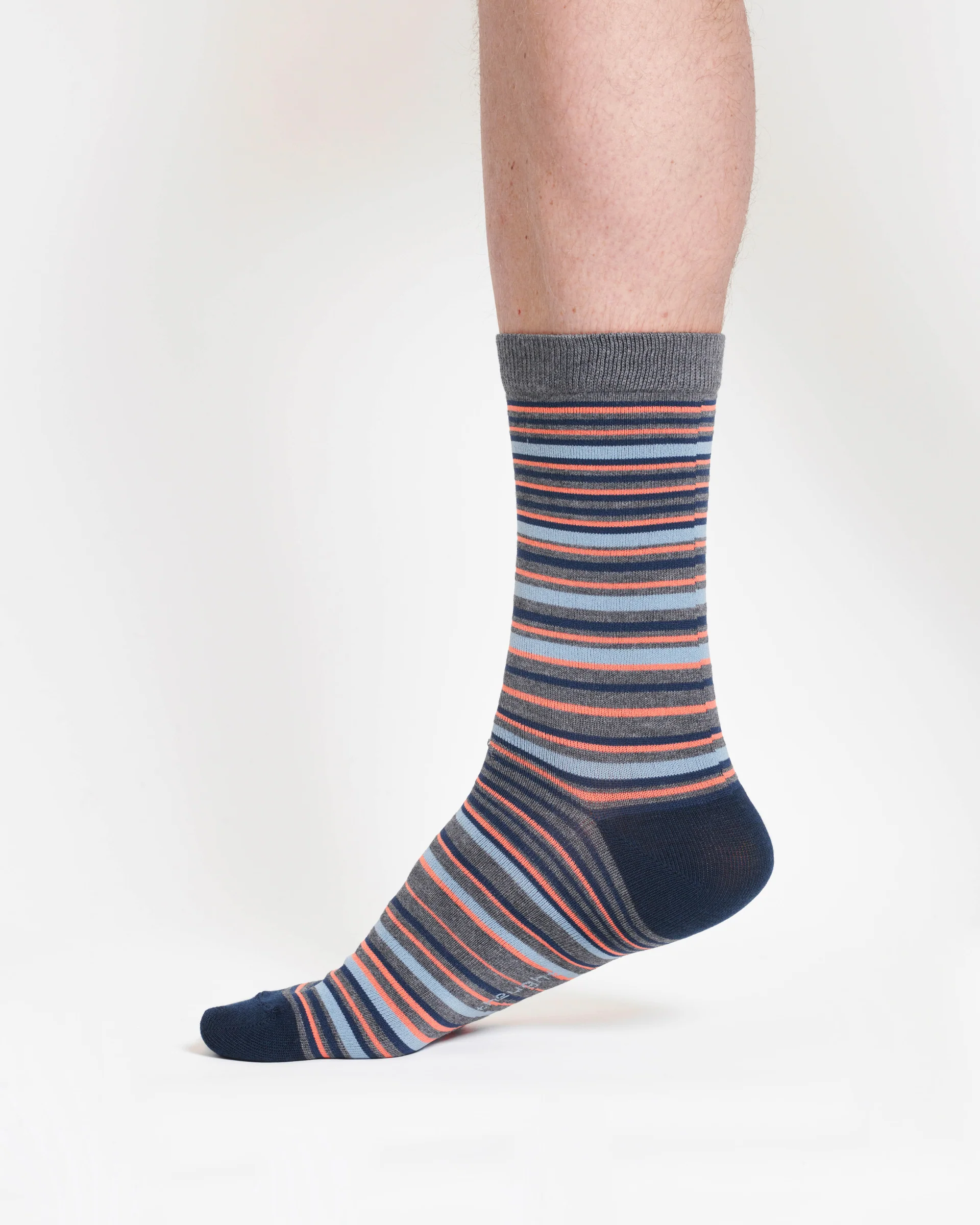 Bicycle Bamboo Gift Box of 4 Socks - Blue/Green/Navy - Flockneti