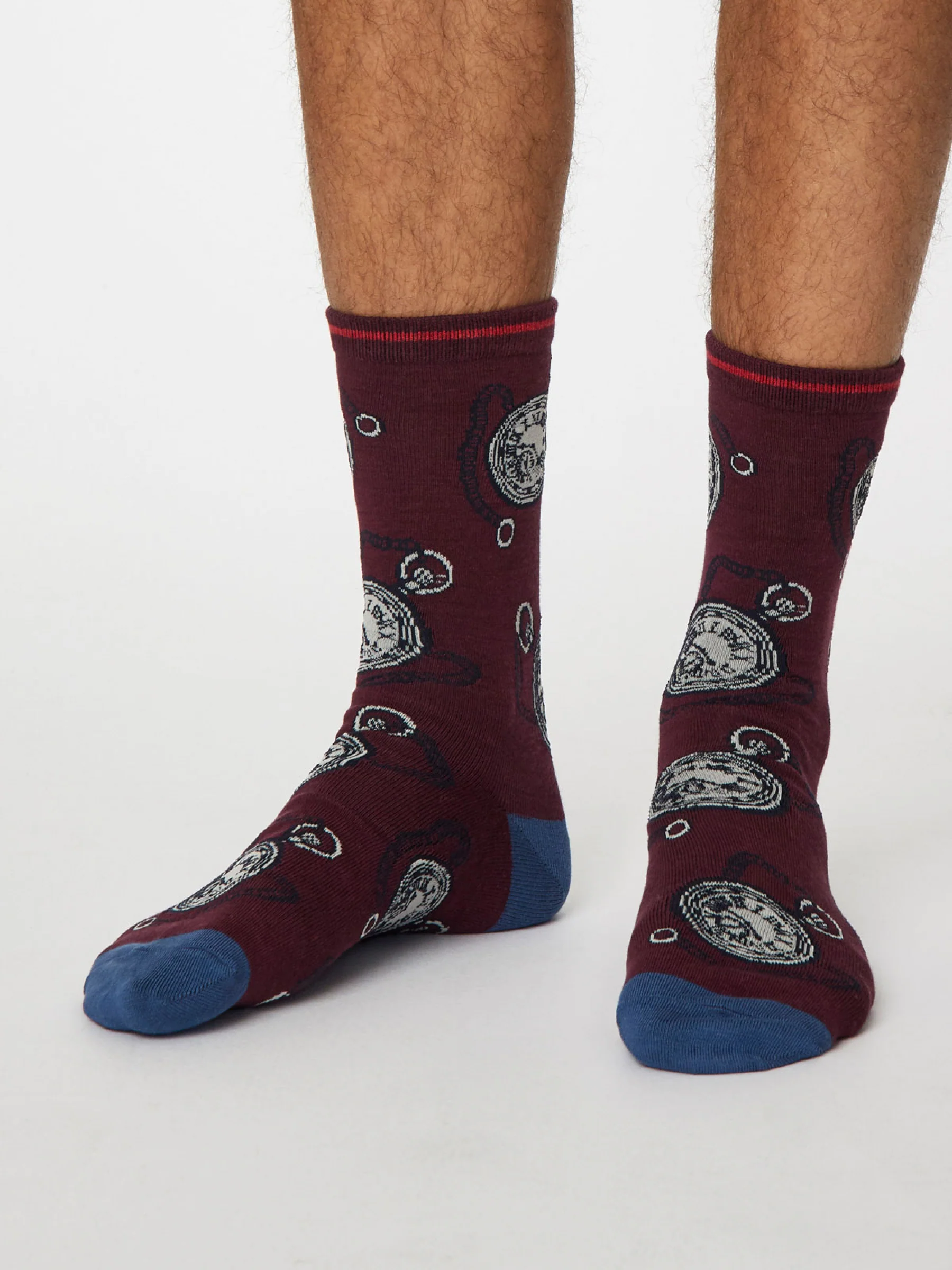 Momento Socks - Wine Red - Flockneti