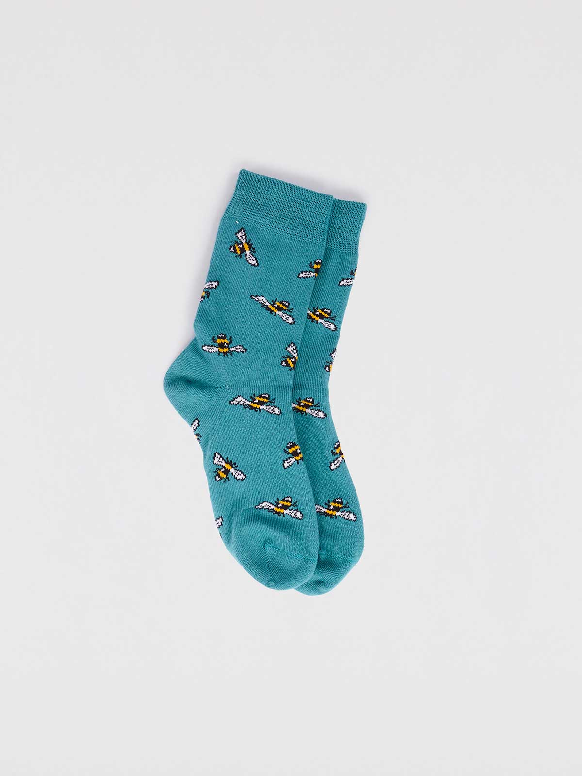 Lou Bee Baby Sock - Peacock Green - Flockneti