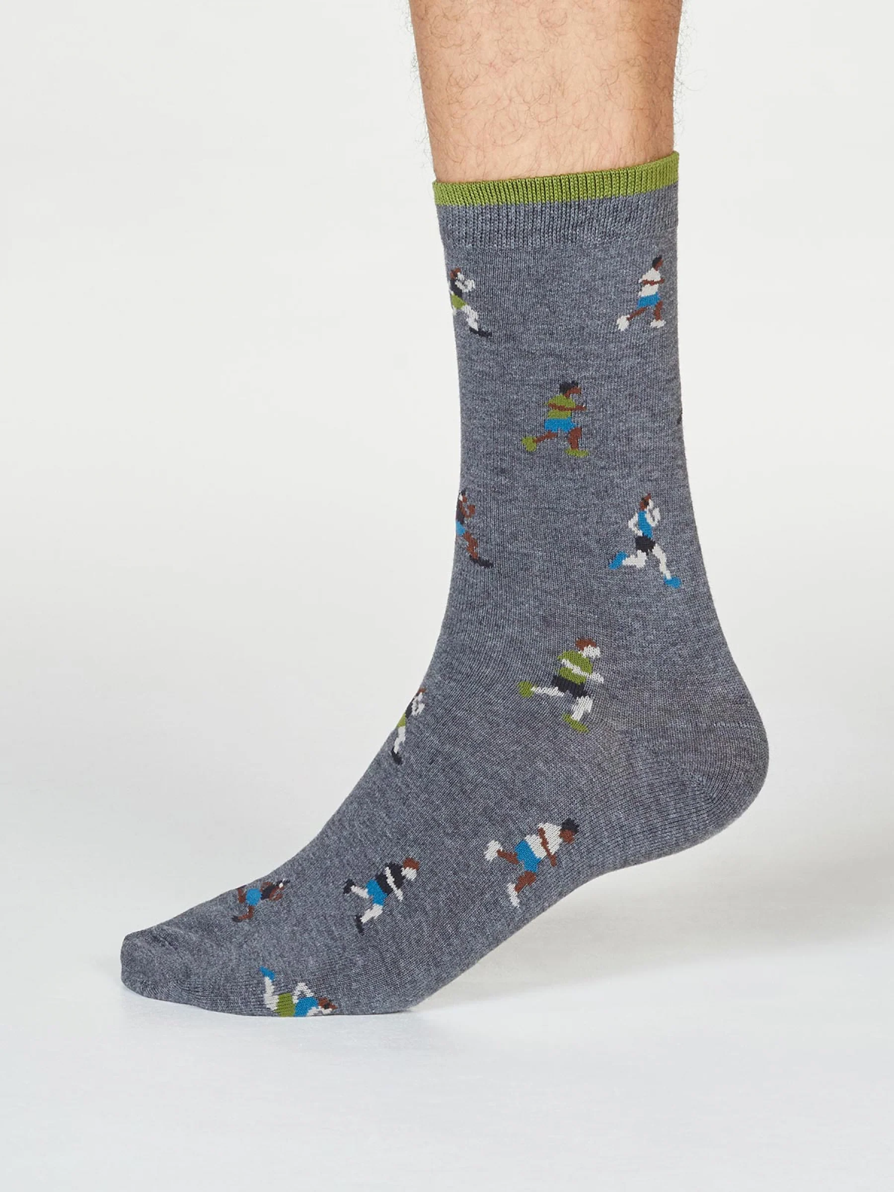 Heck Athlete Socks In A Bag - Dark Grey Marle - Flockneti