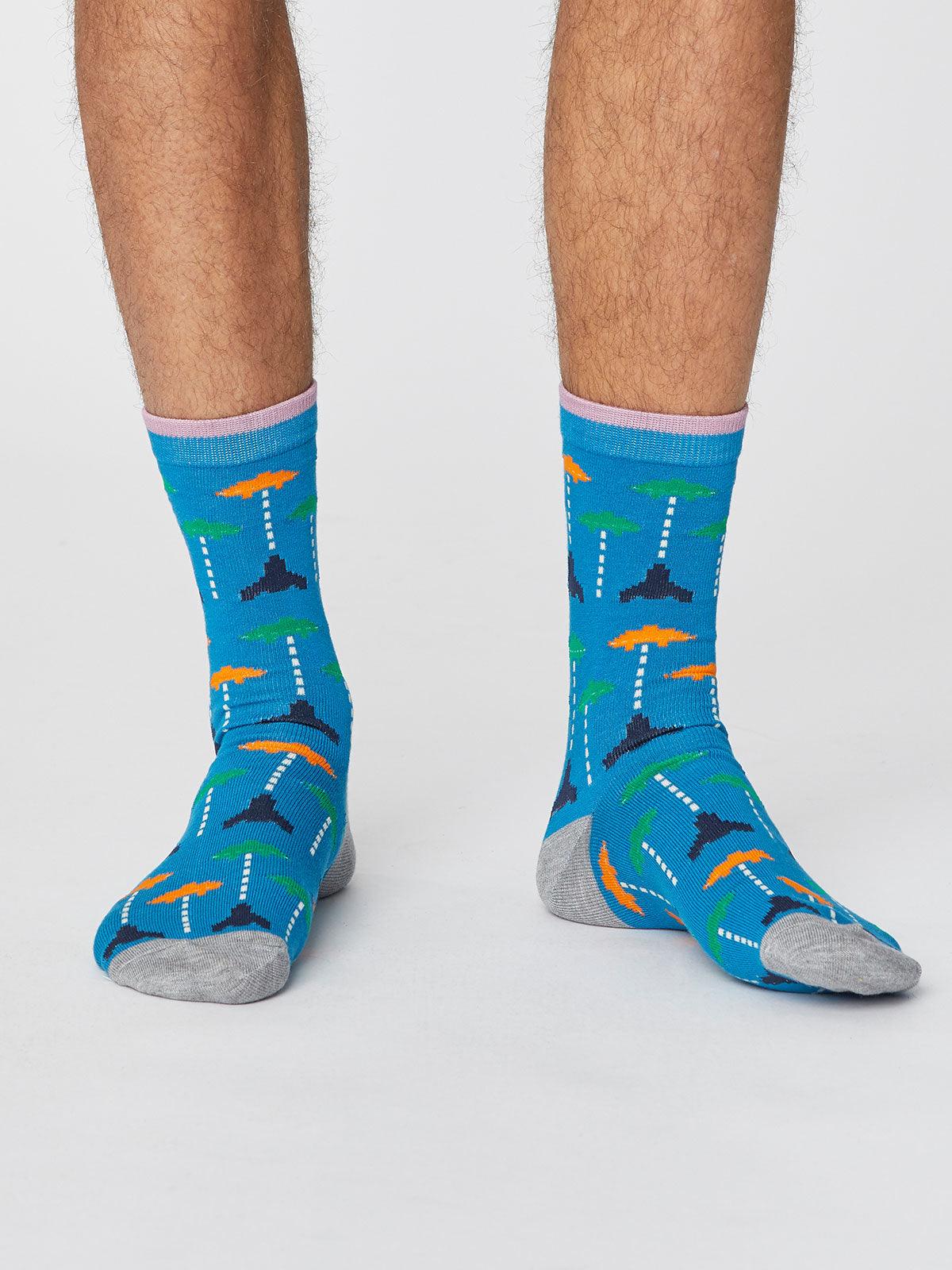 Gaming Socks - Bright Blue - Flockneti