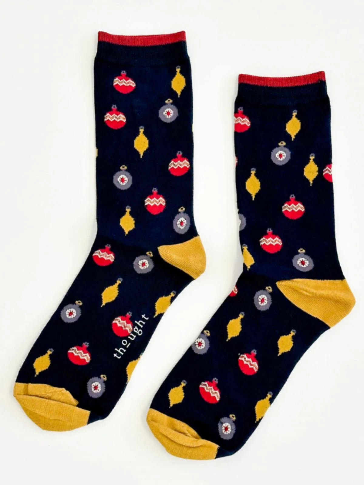 Bauble Spot Socks - Midnight Navy - Flockneti
