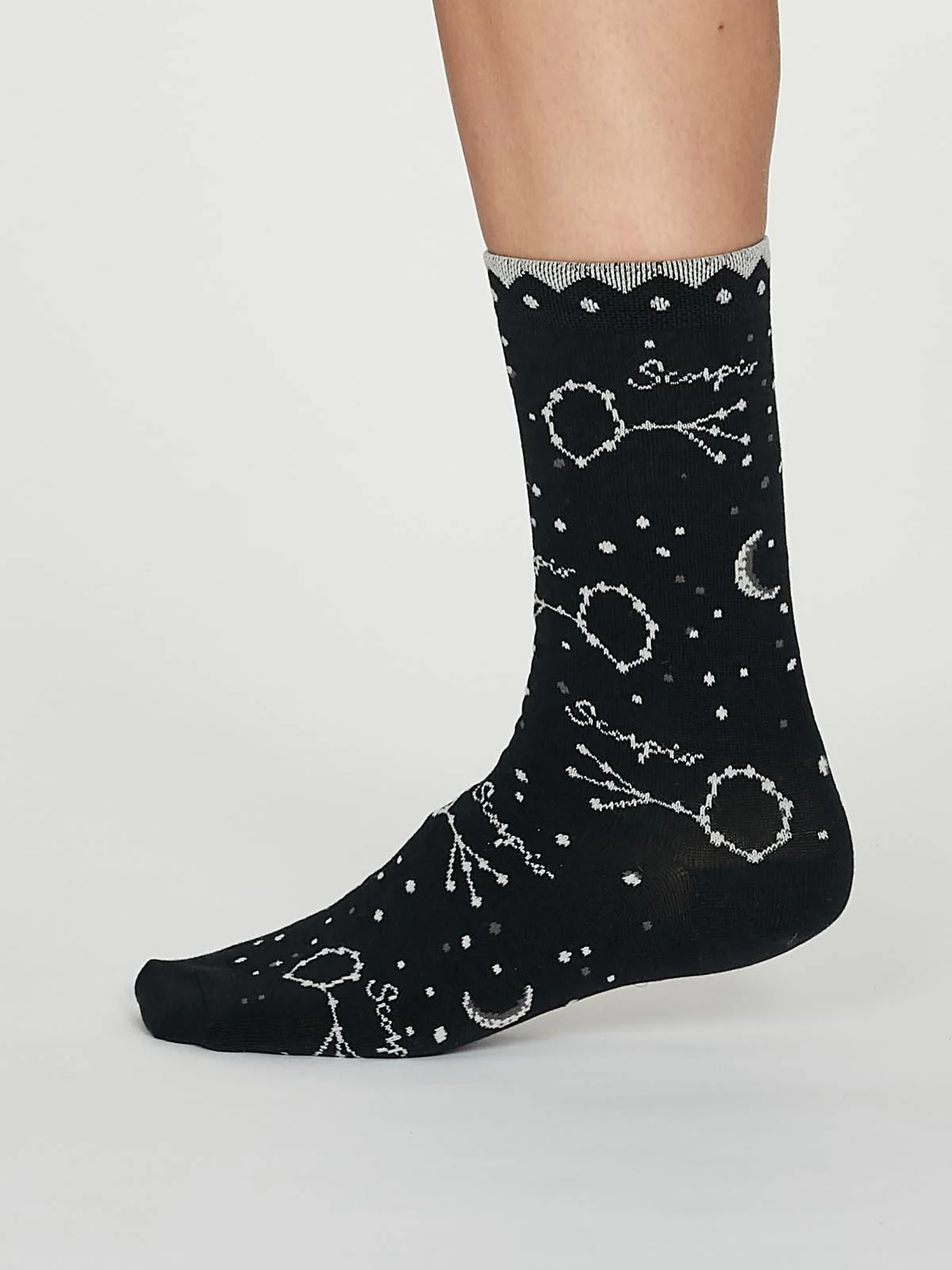 Scorpio Zodiac Bamboo Organic Cotton Horoscope Star Sign Socks - Flockneti