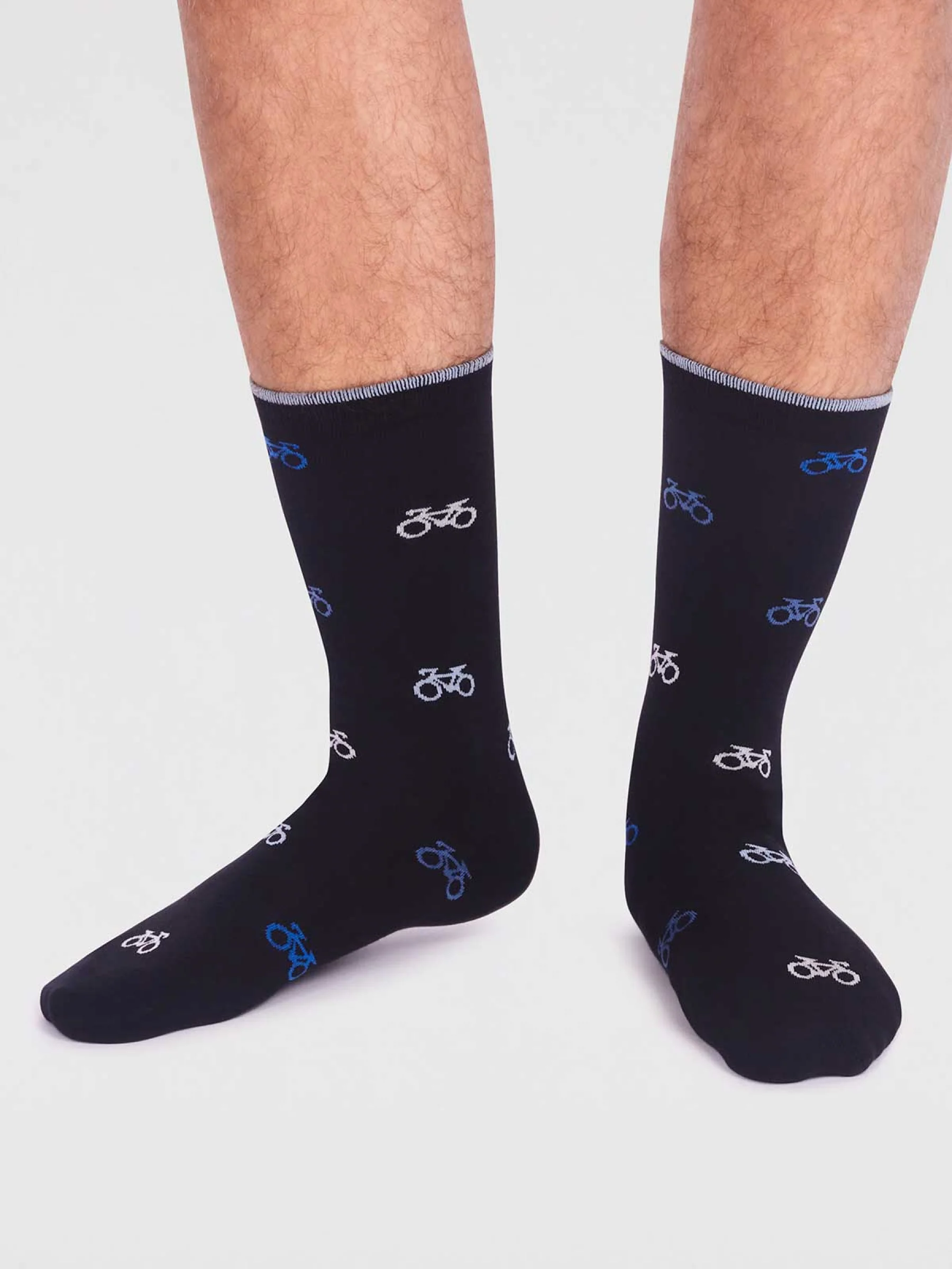 Idris Bamboo Bike Socks In A Bag - Multi - Flockneti