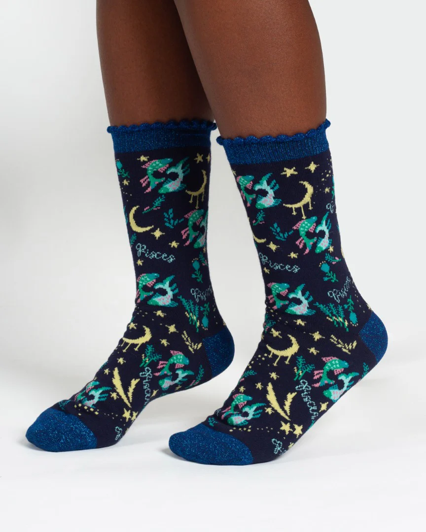 Horoscope Bamboo Socks - Pisces - Flockneti