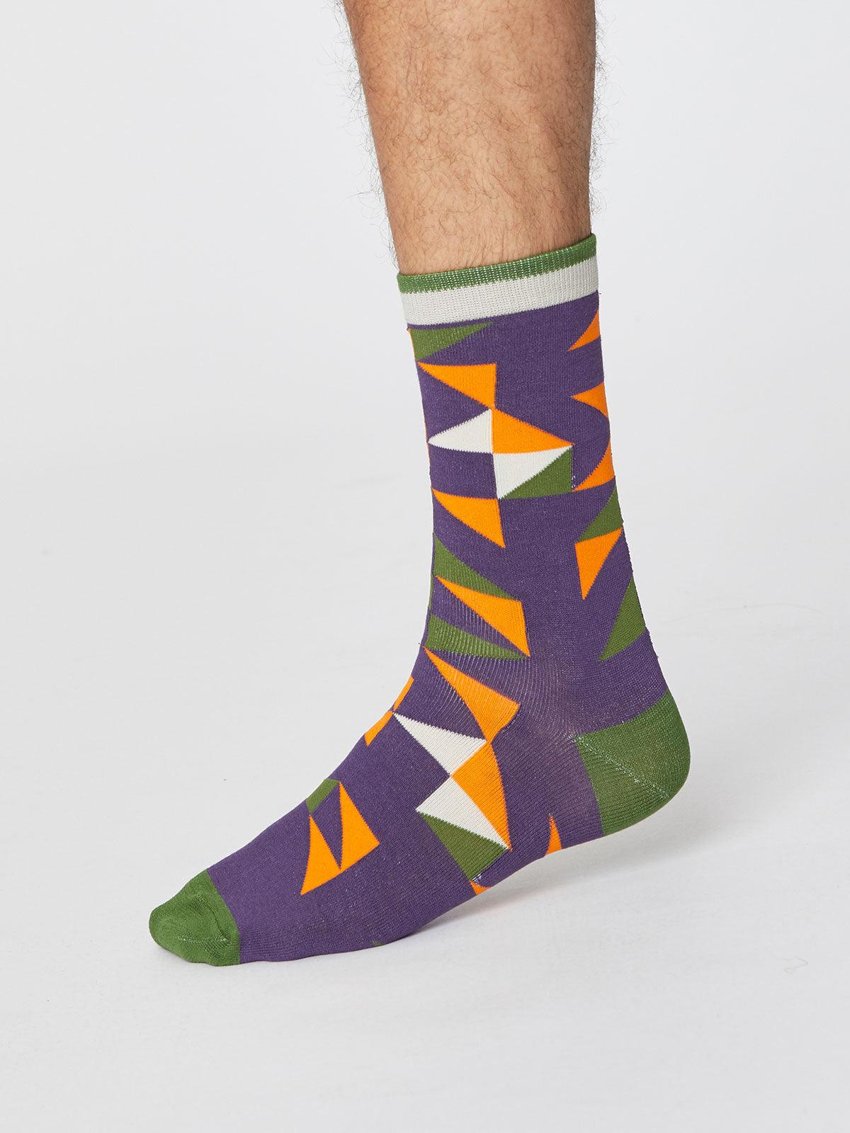 Triangle Socks - Plum - Flockneti