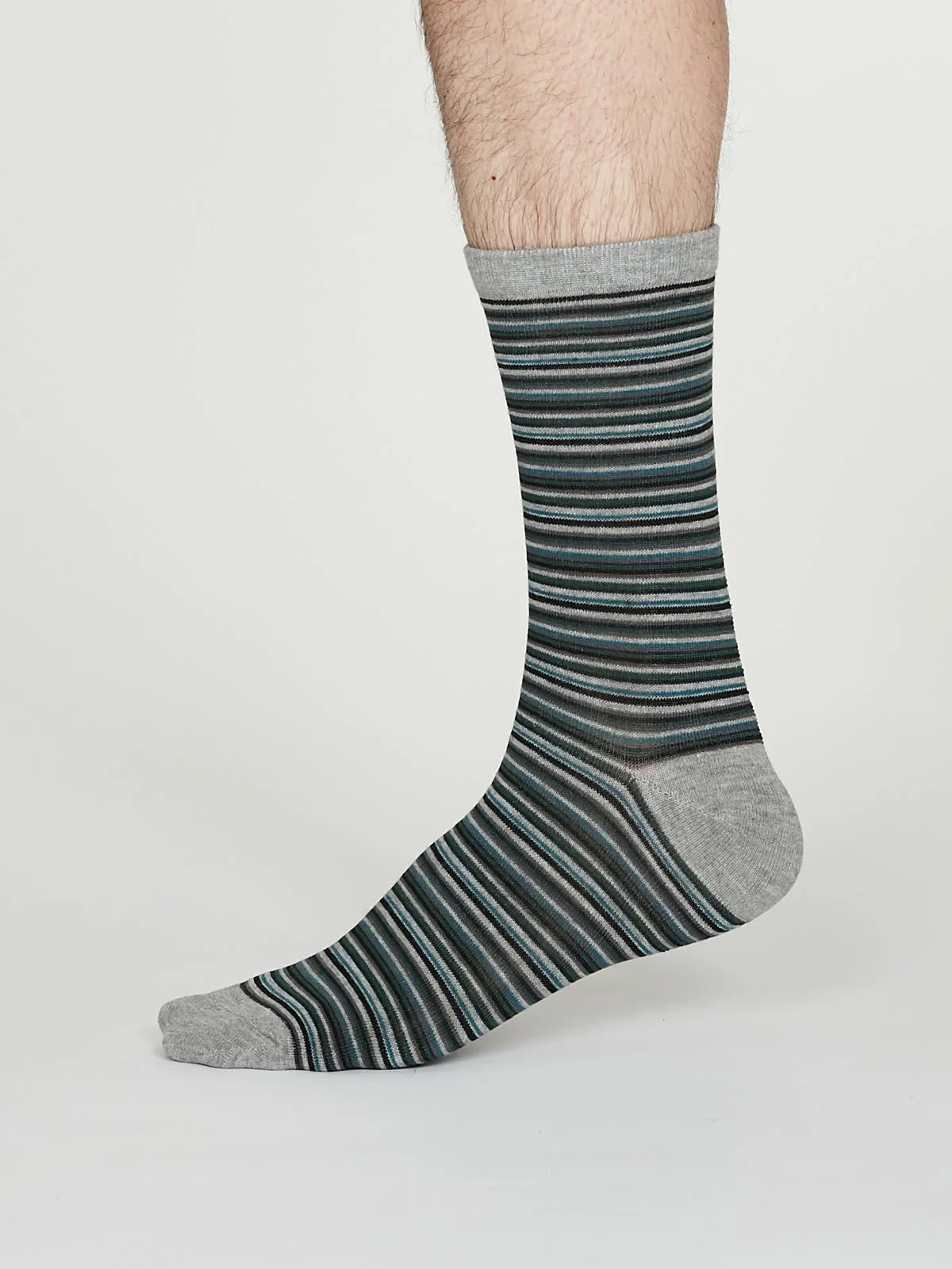 William Socks - Mid Grey Marle - Flockneti