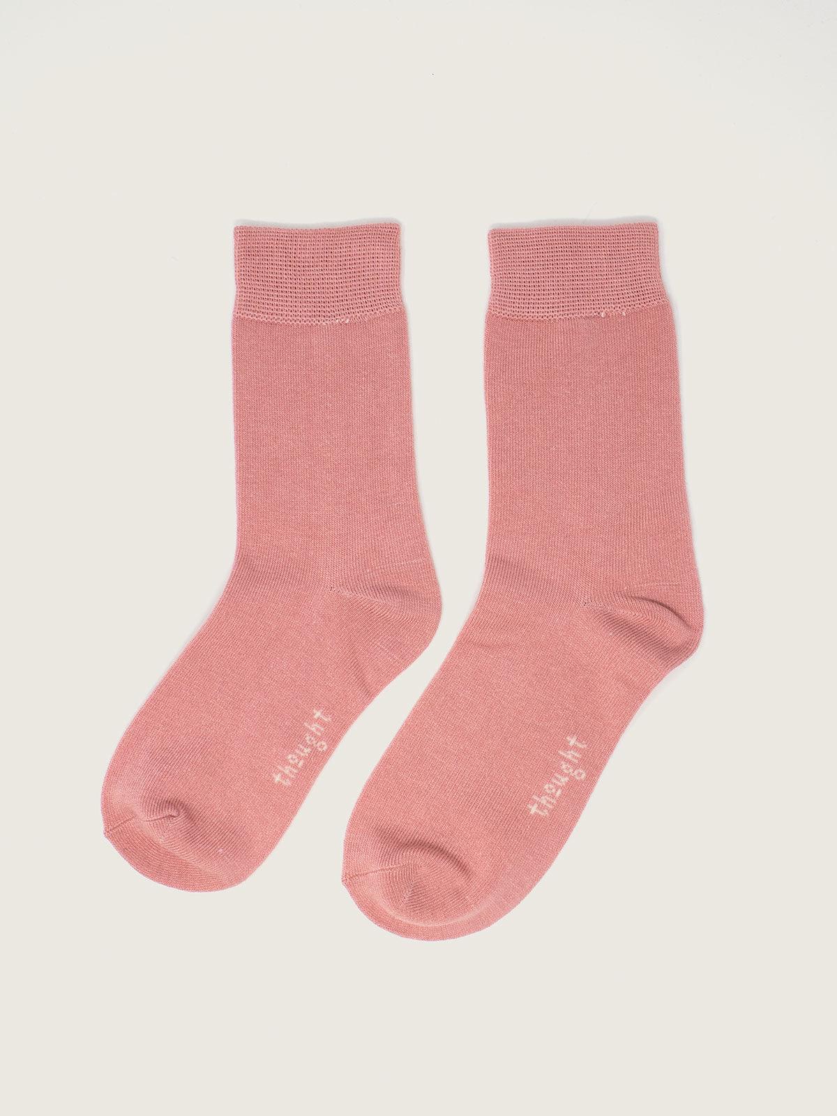 Kids' Essential Pastels Bamboo Organic Cotton 7 Pack Socks Gift Box - Flockneti