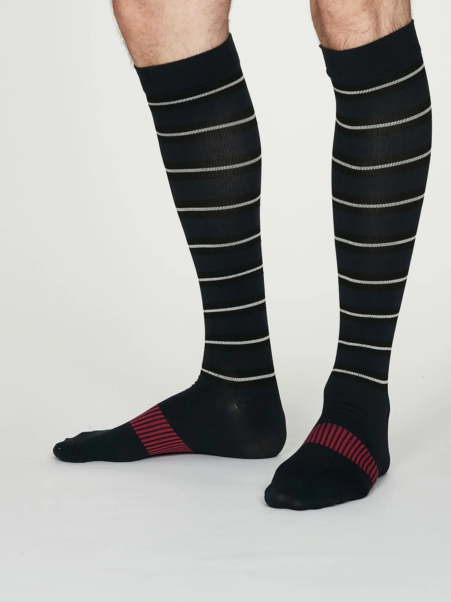 Thomas Compression Socks - Navy Blue - Flockneti