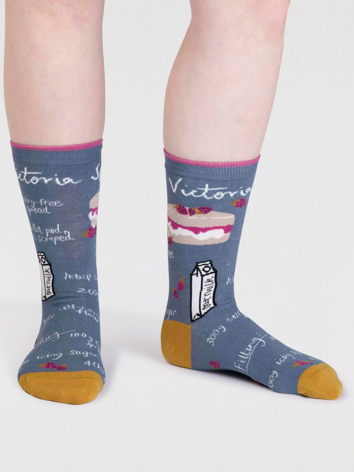 Victoria Organic Cotton Socks In A Bag - Grey Marle - Flockneti