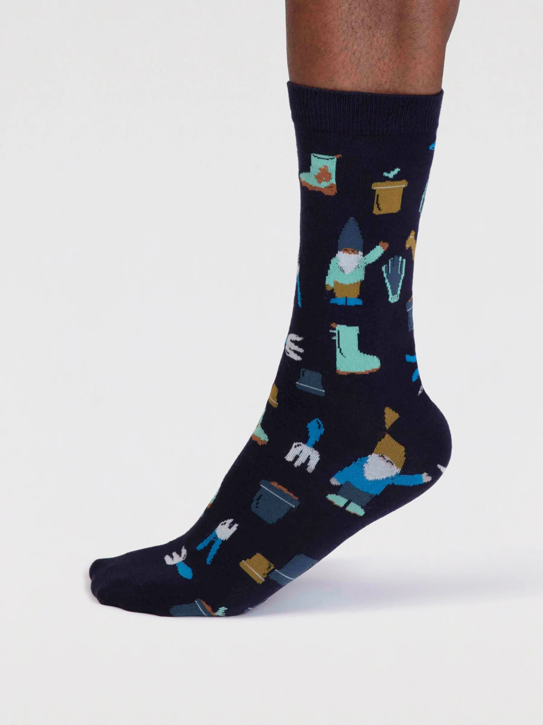 Norman Organic Cotton Gardening Sock Box - Multi - Flockneti