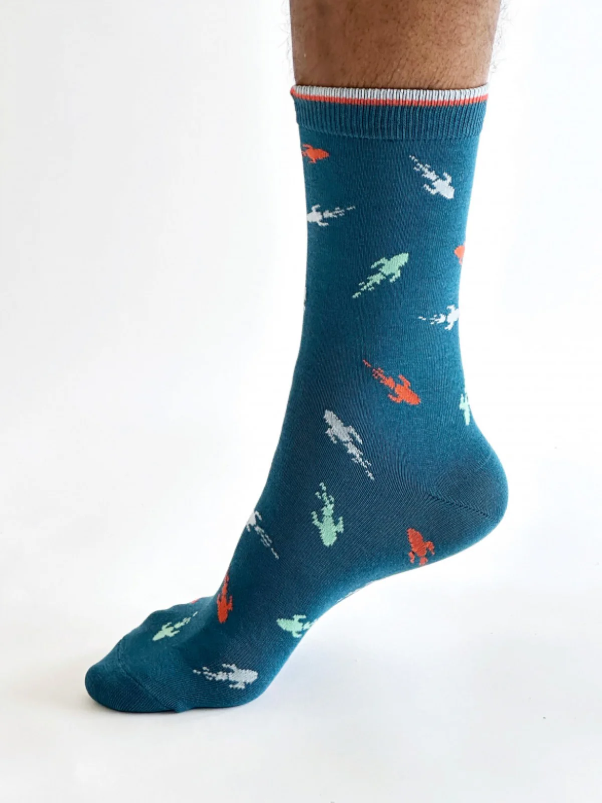 Cielo Space Bamboo Socks - Steel Blue - Flockneti