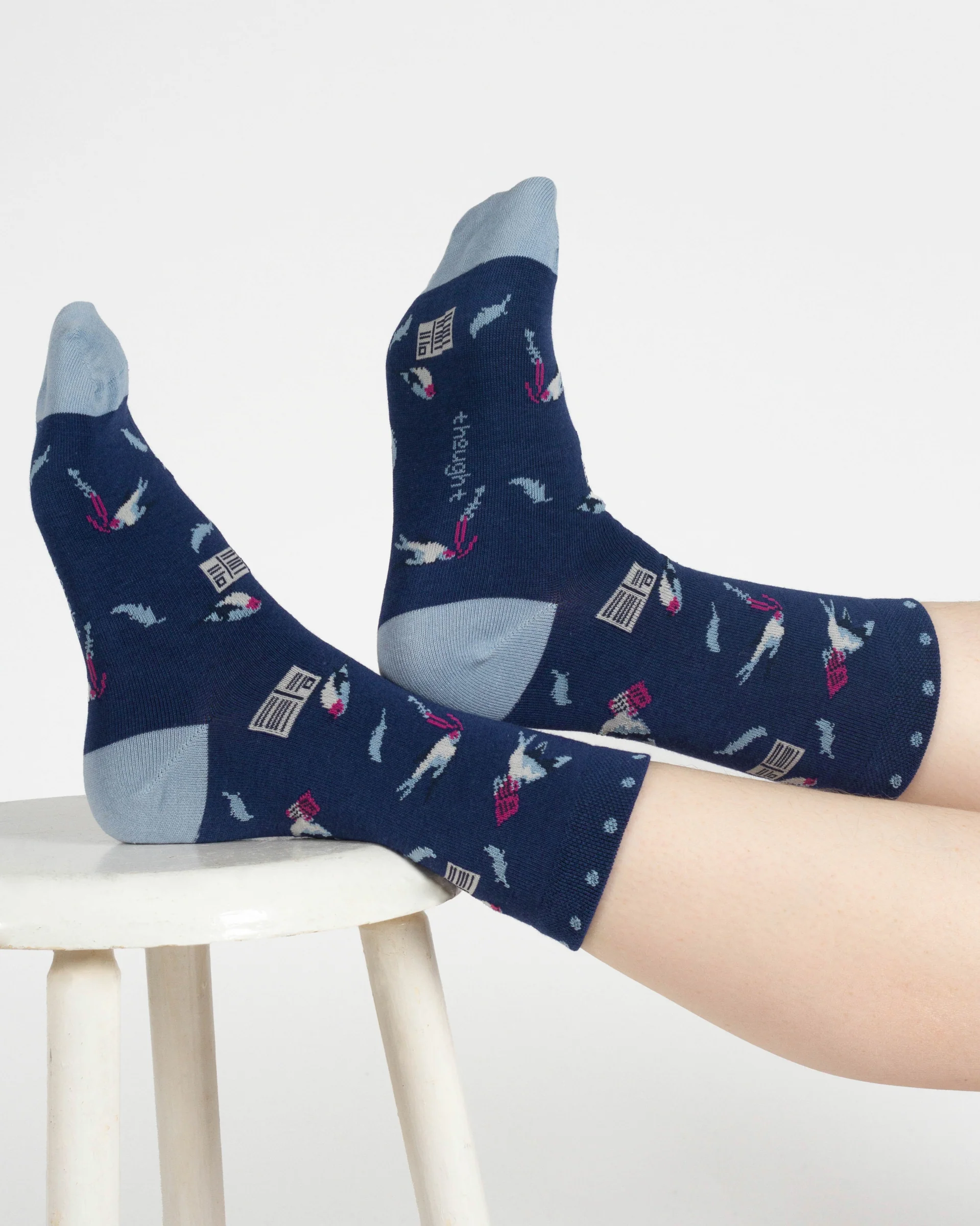 Sent With Love Bamboo Gift Box of 4 Socks - Multi - Flockneti