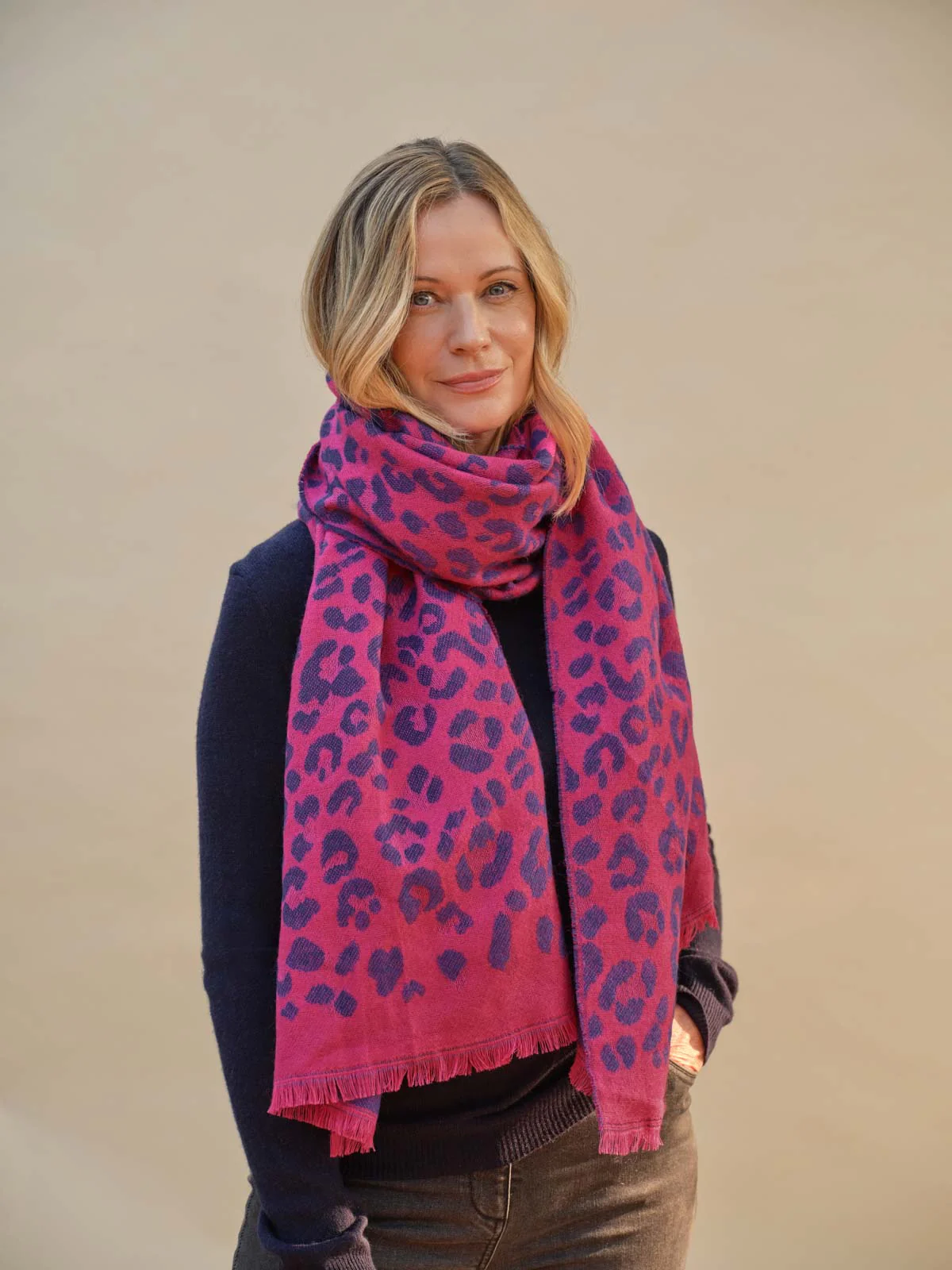 Midweight Animal Print - Pink Multi - Flockneti